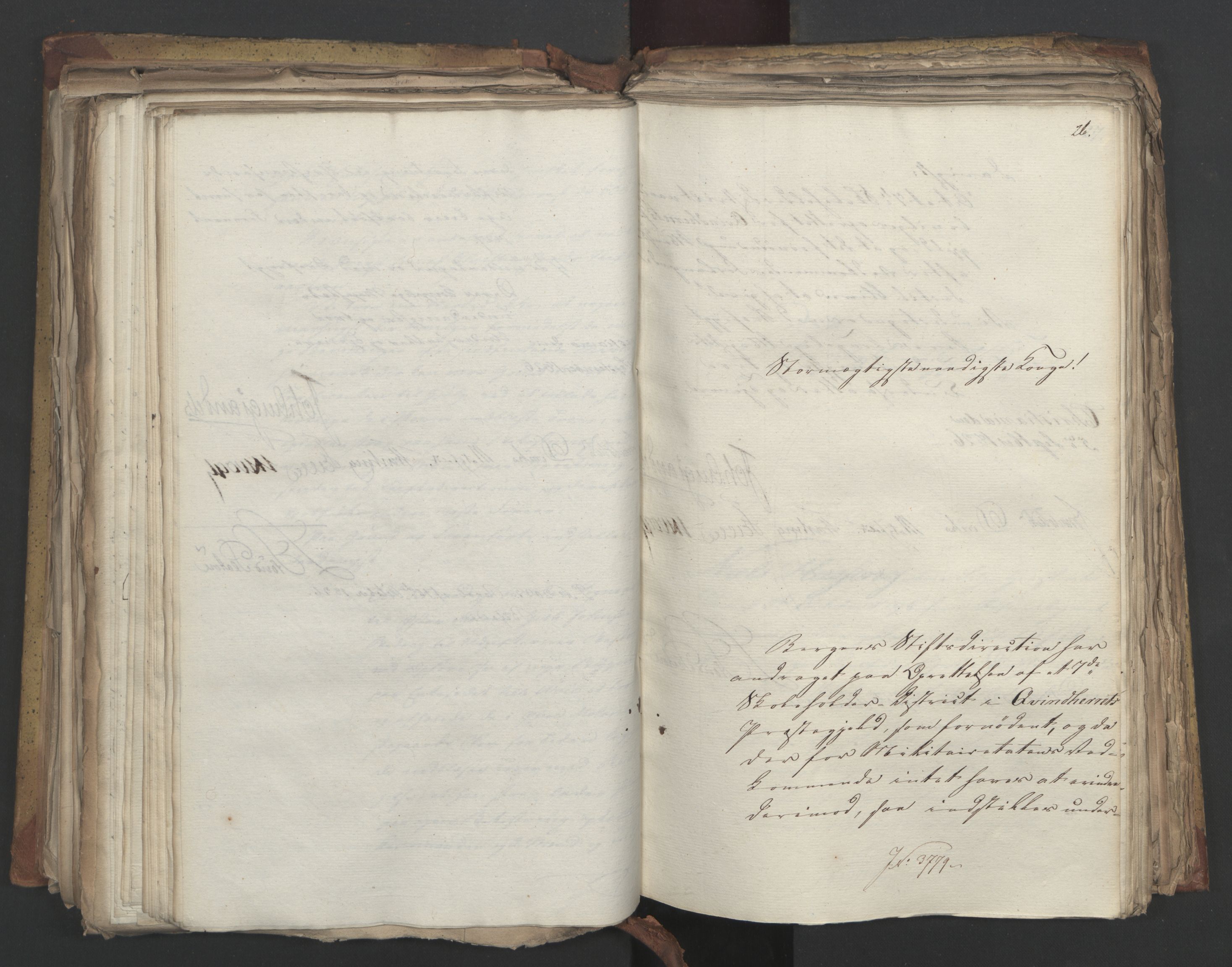 Statsrådsavdelingen i Stockholm, RA/S-1003/D/Da/L0048: Regjeringsinnstillinger nr. 3600-3859, 1826, p. 318