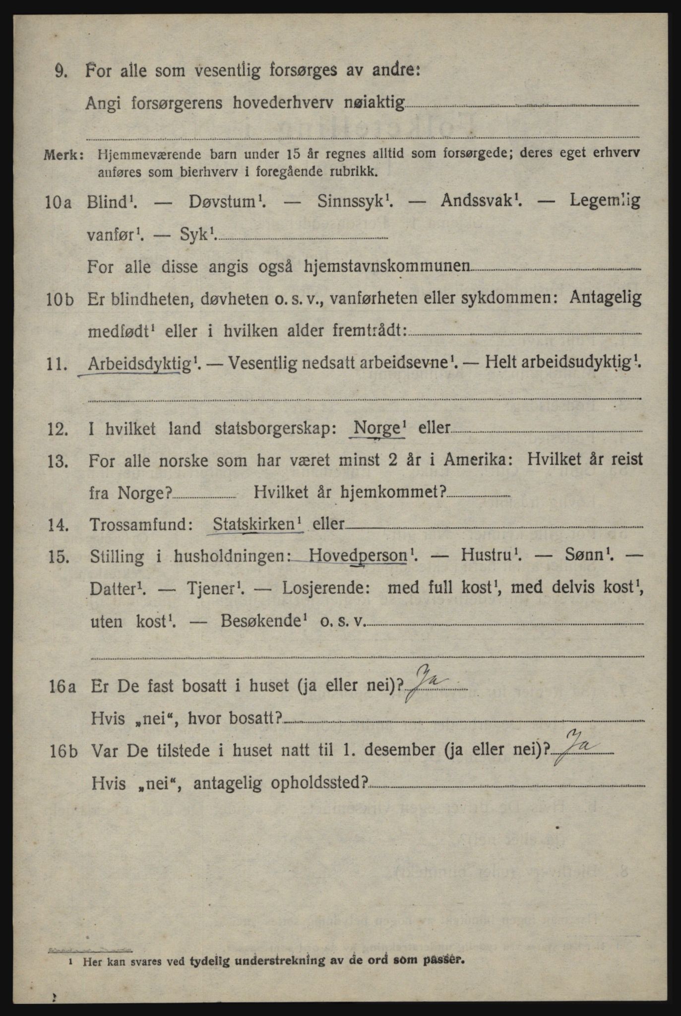 SAO, 1920 census for Berg, 1920, p. 7324