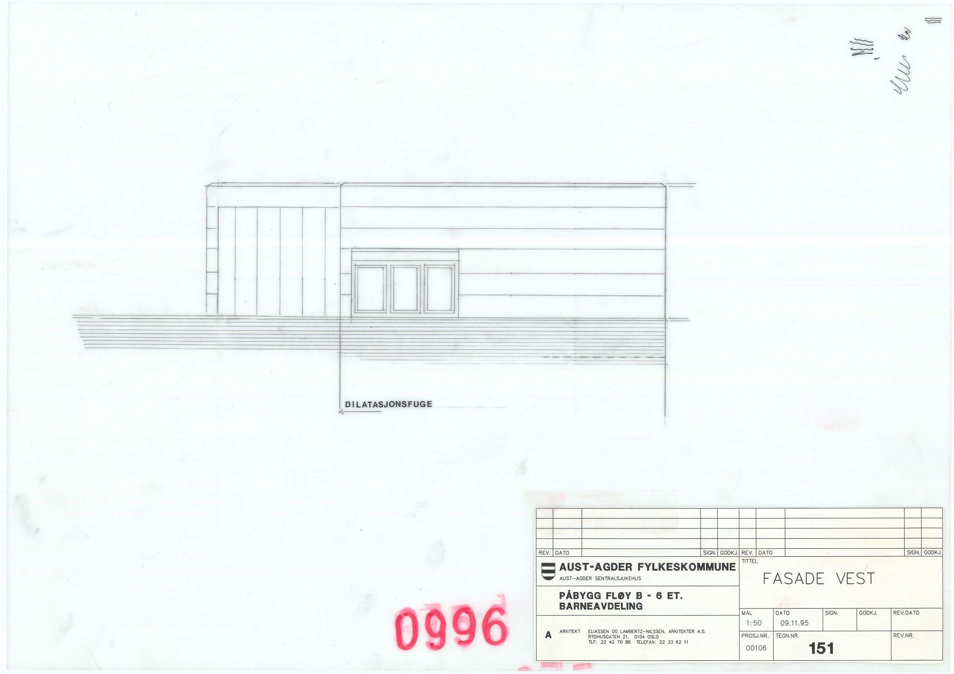 Eliassen og Lambertz-Nilssen Arkitekter, AAKS/PA-2983/T/T03/L0009: Tegningskogger 381, 1960-1966, p. 3