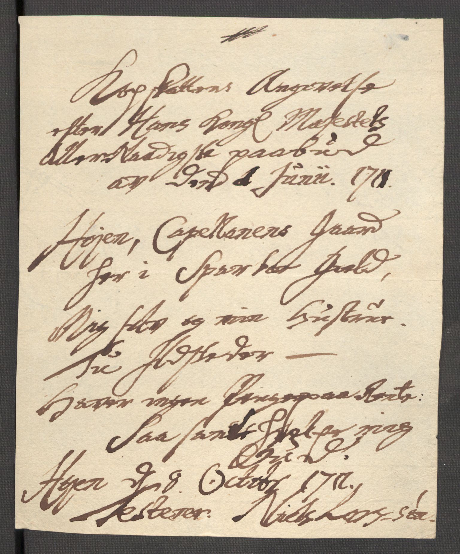 Rentekammeret inntil 1814, Reviderte regnskaper, Fogderegnskap, AV/RA-EA-4092/R63/L4319: Fogderegnskap Inderøy, 1711, p. 184