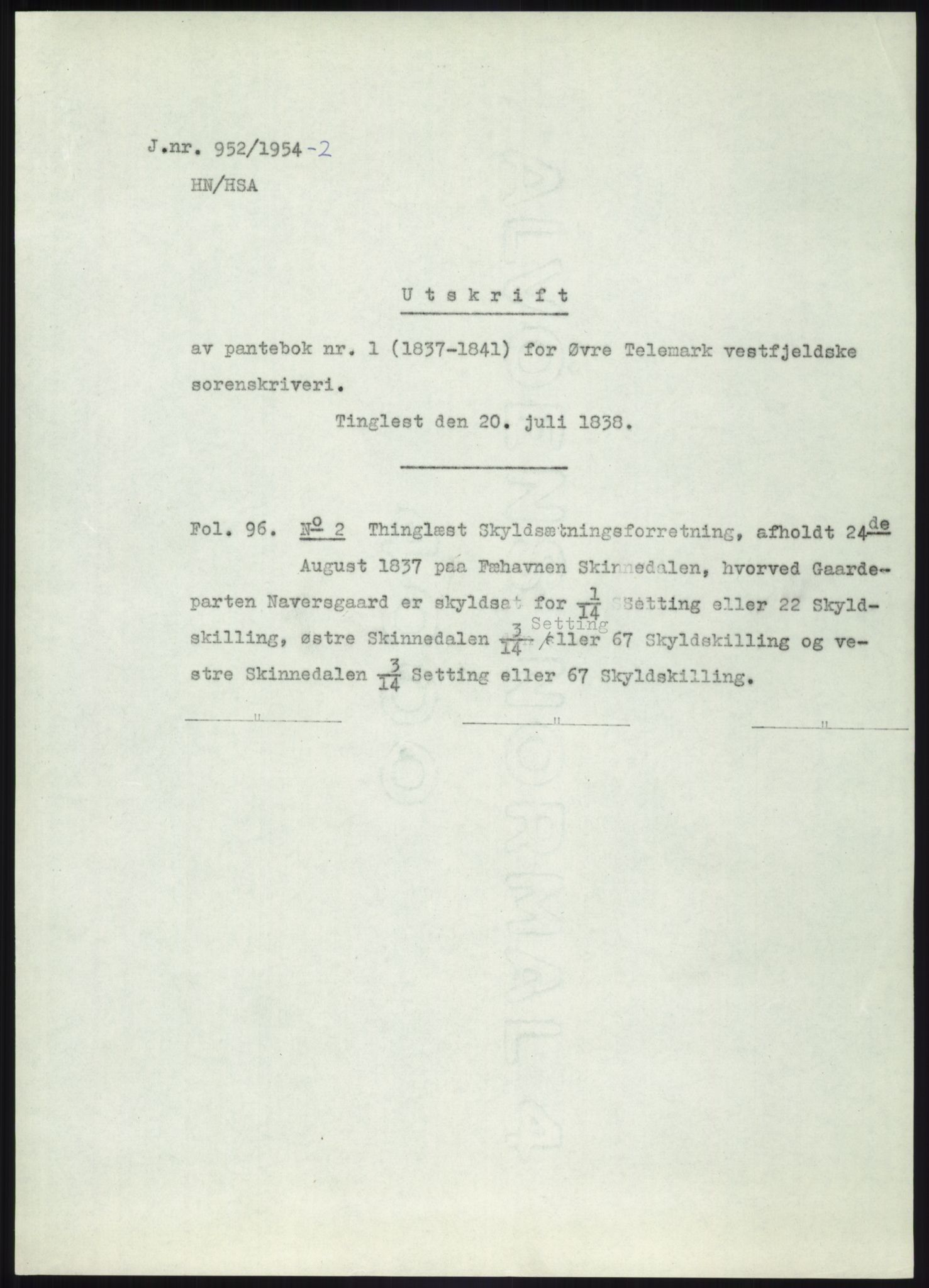 Statsarkivet i Kongsberg, SAKO/A-0001, 1944-1954, p. 506