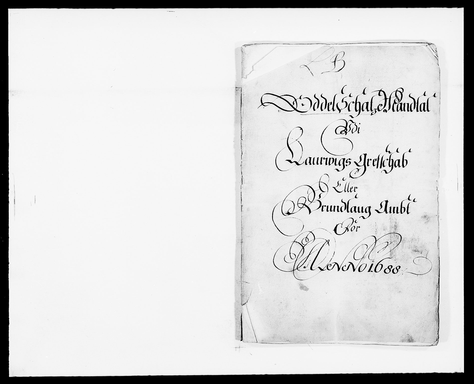 Rentekammeret inntil 1814, Reviderte regnskaper, Fogderegnskap, RA/EA-4092/R33/L1971: Fogderegnskap Larvik grevskap, 1688-1689, p. 31
