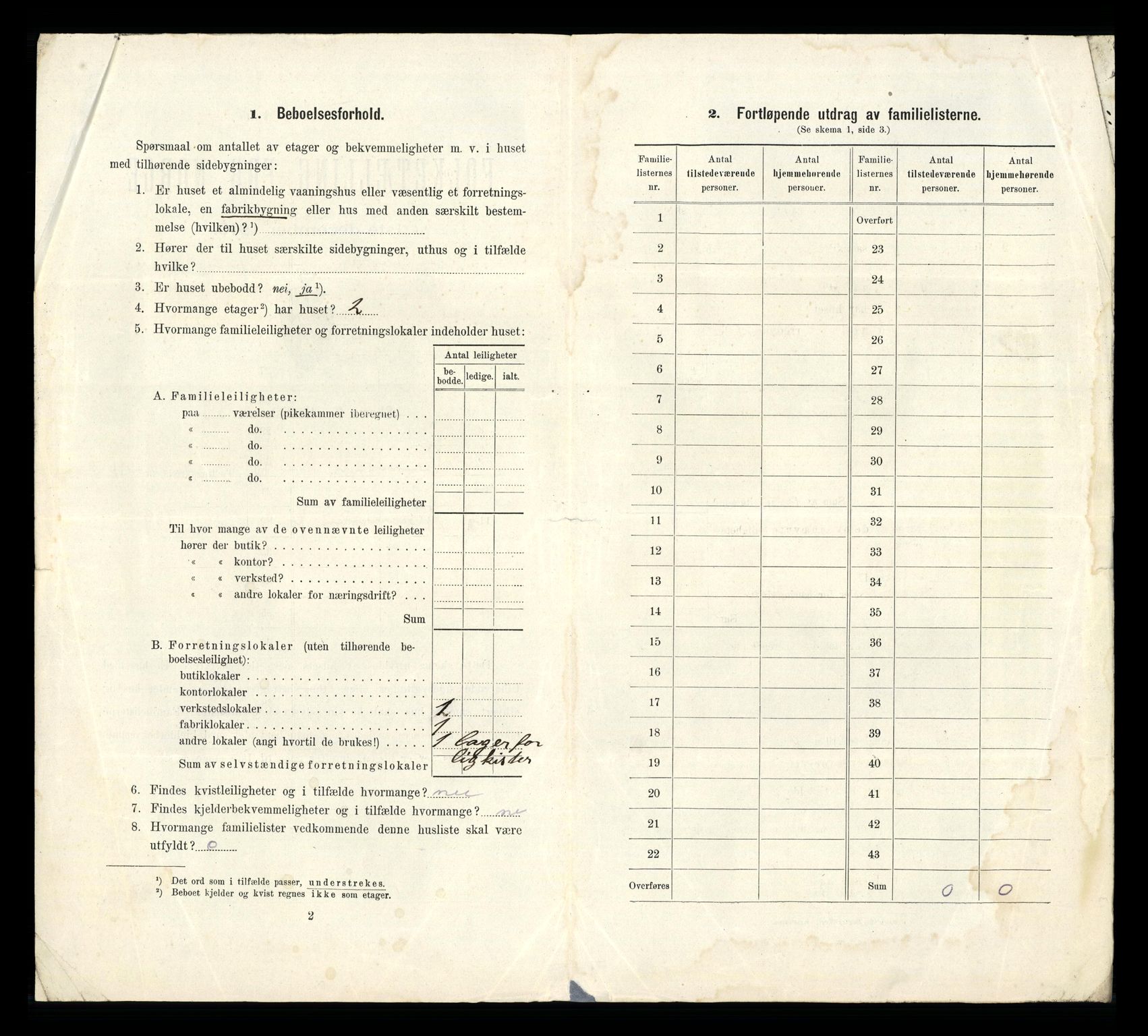 RA, 1910 census for Arendal, 1910, p. 4432