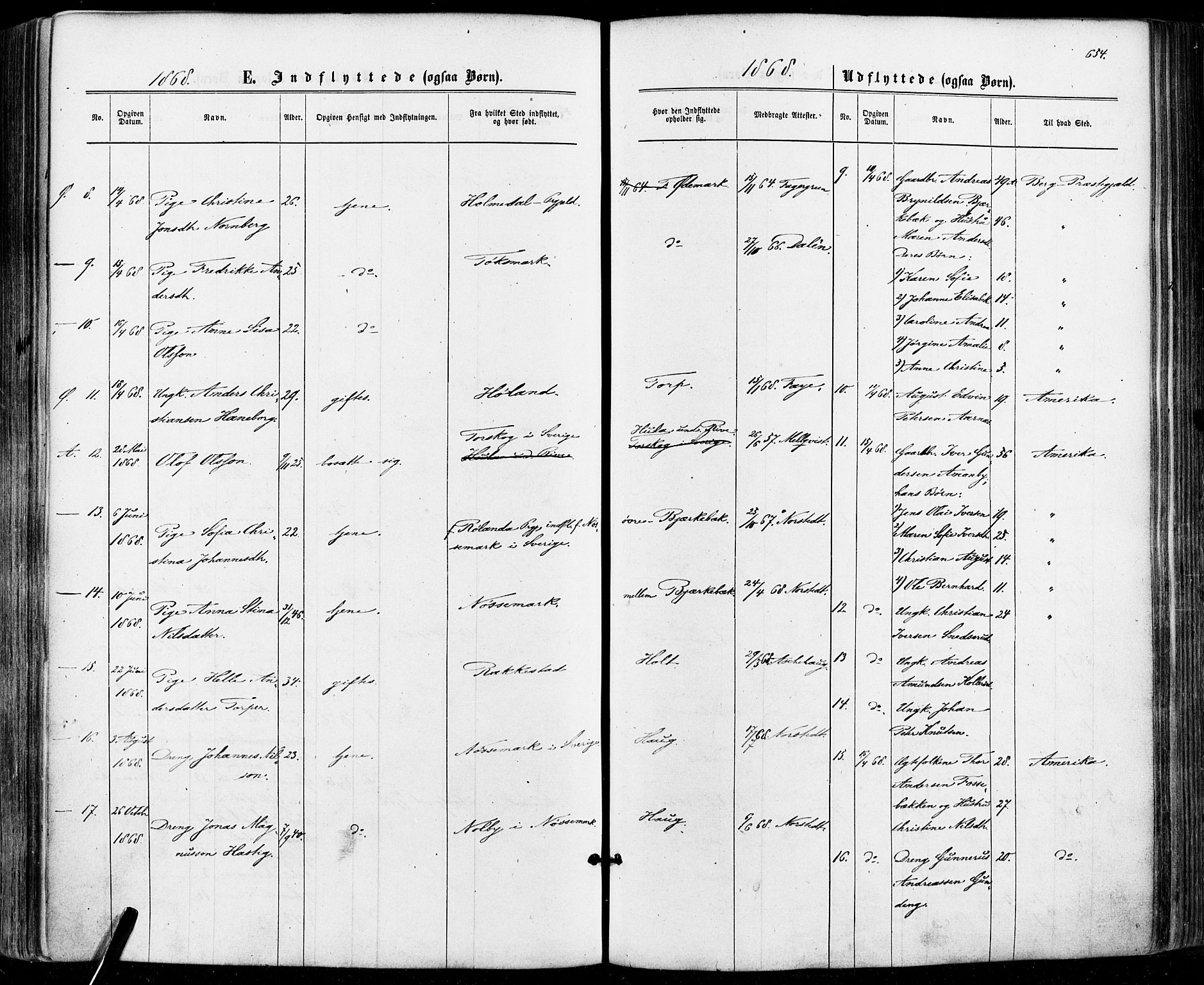 Aremark prestekontor Kirkebøker, SAO/A-10899/F/Fc/L0004: Parish register (official) no. III 4, 1866-1877, p. 653-654