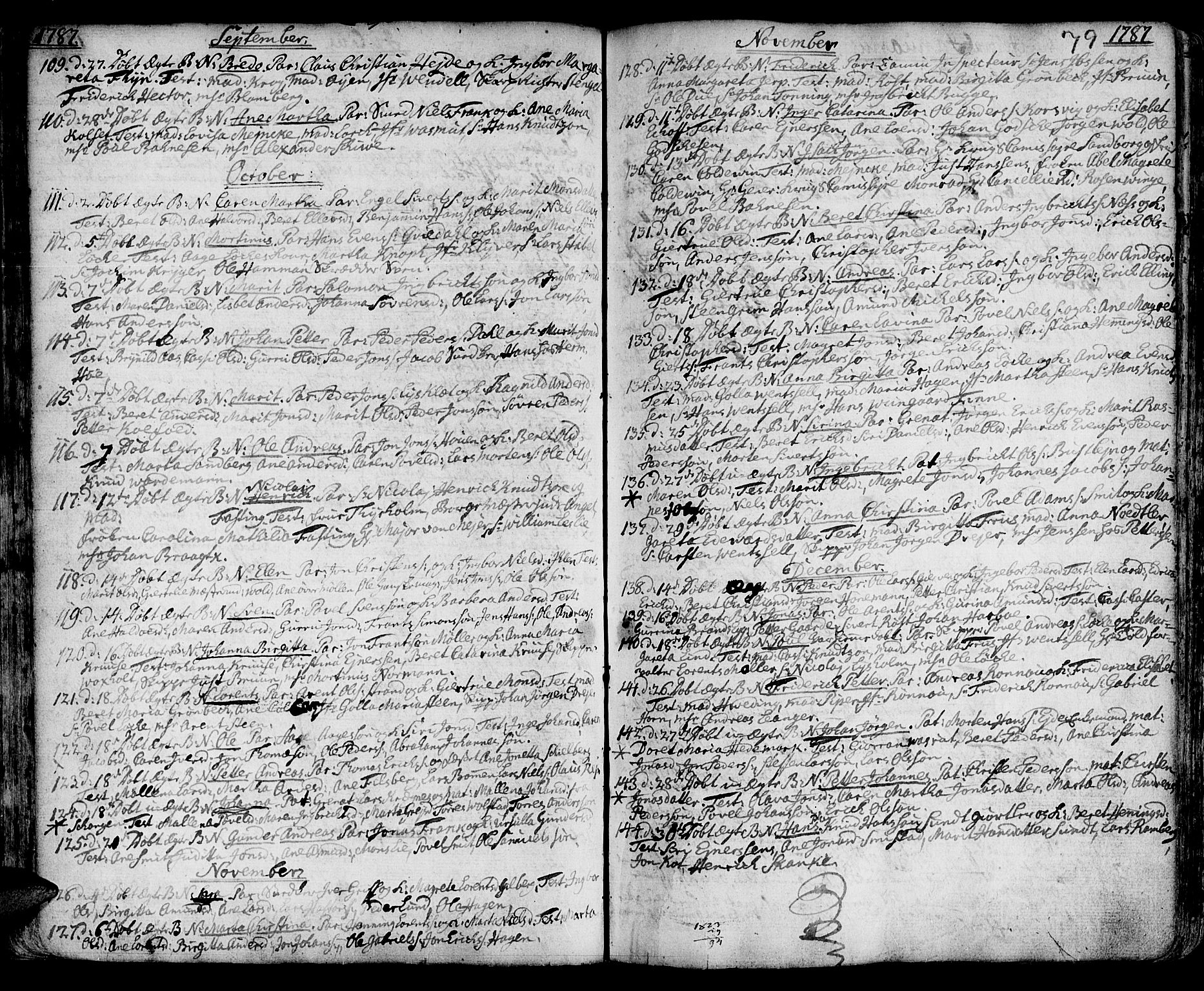Ministerialprotokoller, klokkerbøker og fødselsregistre - Sør-Trøndelag, SAT/A-1456/601/L0039: Parish register (official) no. 601A07, 1770-1819, p. 79