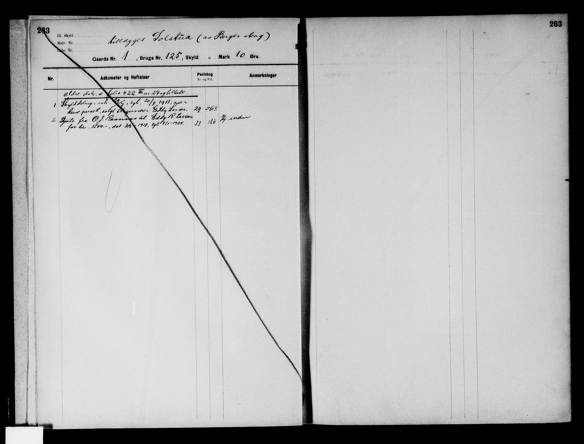 Follo sorenskriveri, SAO/A-10274/G/Gb/Gbd/L0006b: Mortgage register no. IV 6b, 1918-1938, p. 263