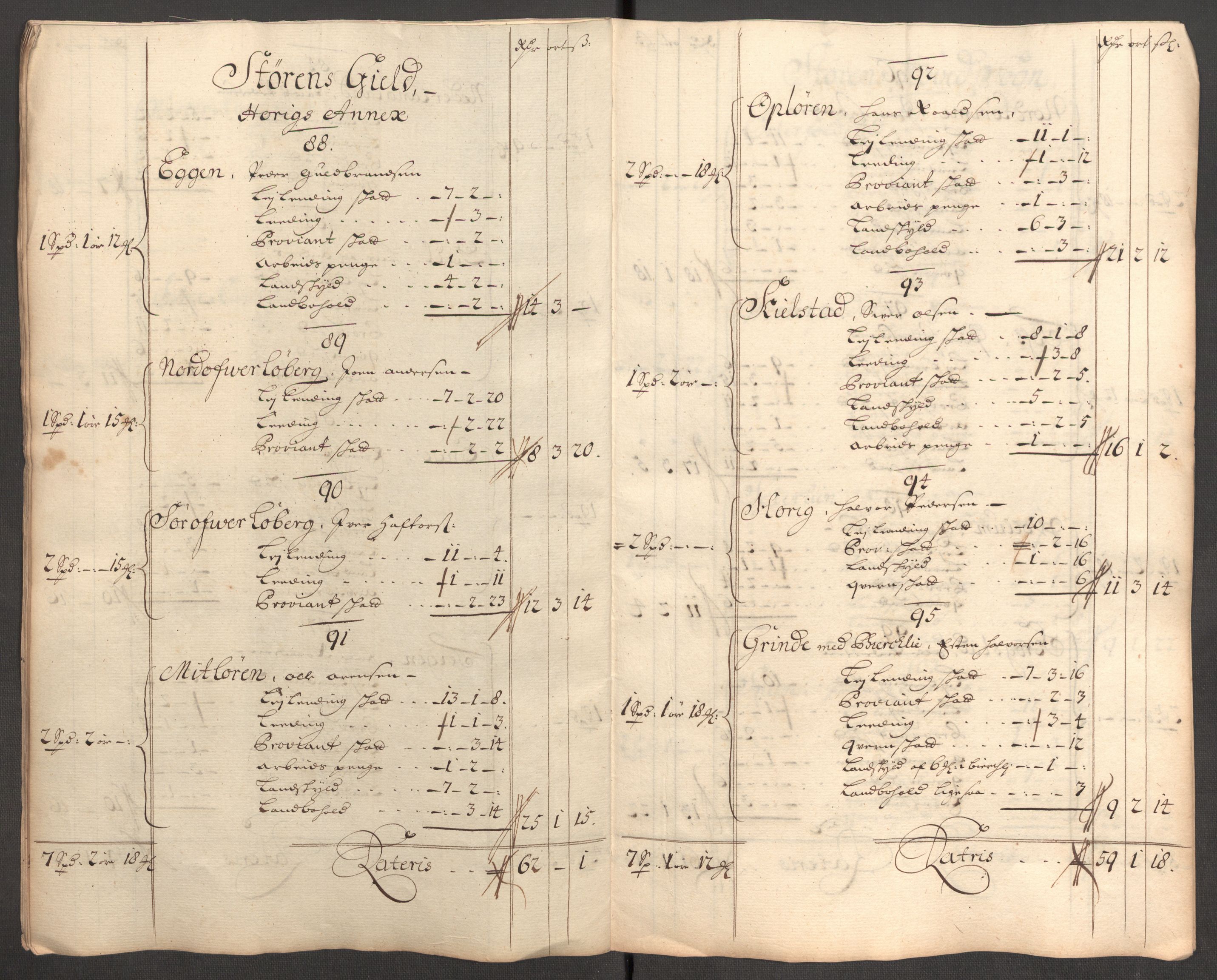 Rentekammeret inntil 1814, Reviderte regnskaper, Fogderegnskap, AV/RA-EA-4092/R60/L3956: Fogderegnskap Orkdal og Gauldal, 1706, p. 357