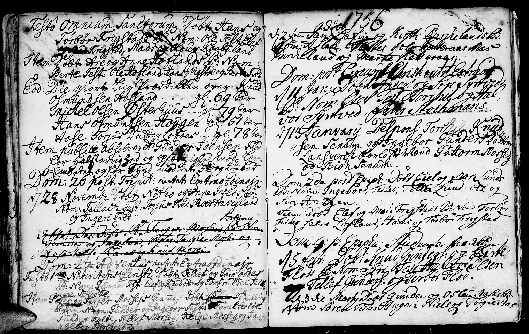 Evje sokneprestkontor, SAK/1111-0008/F/Fa/Faa/L0001: Parish register (official) no. A 1, 1705-1760, p. 149