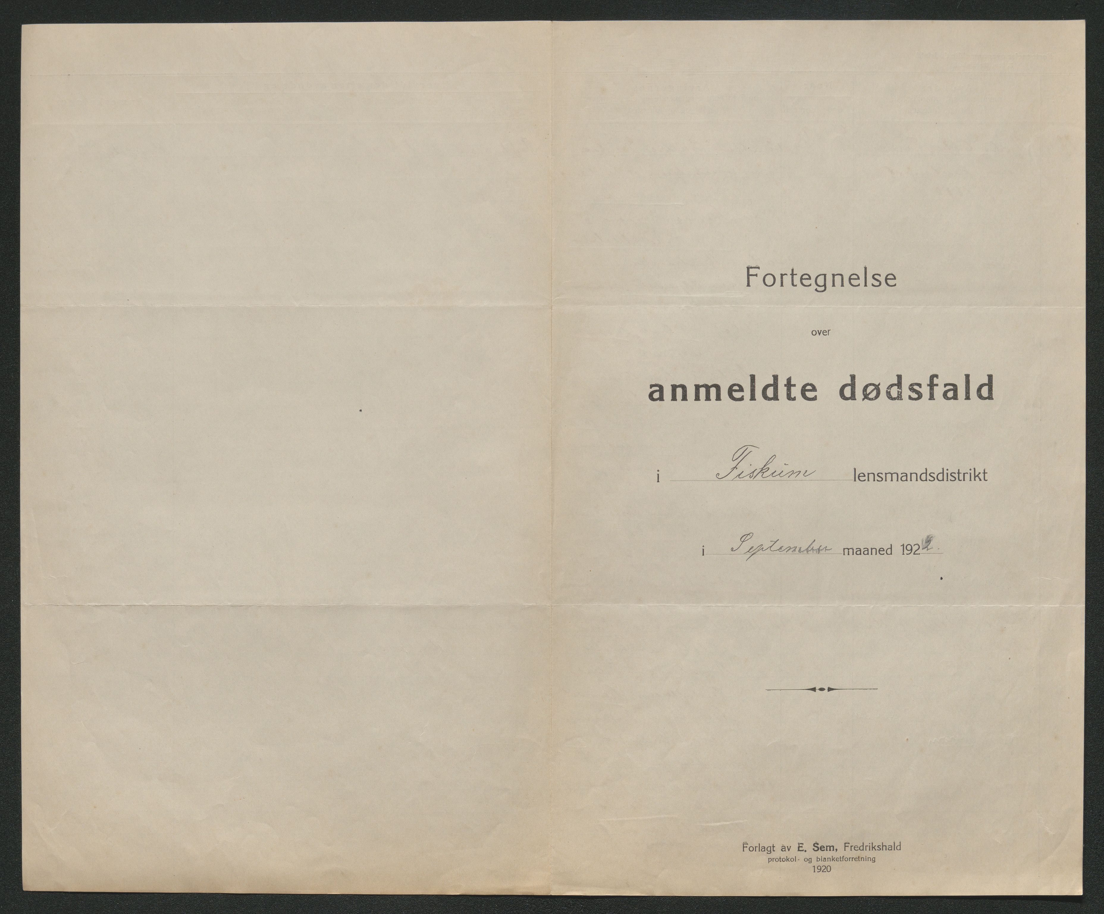 Eiker, Modum og Sigdal sorenskriveri, AV/SAKO-A-123/H/Ha/Hab/L0041: Dødsfallsmeldinger, 1922-1923, p. 383