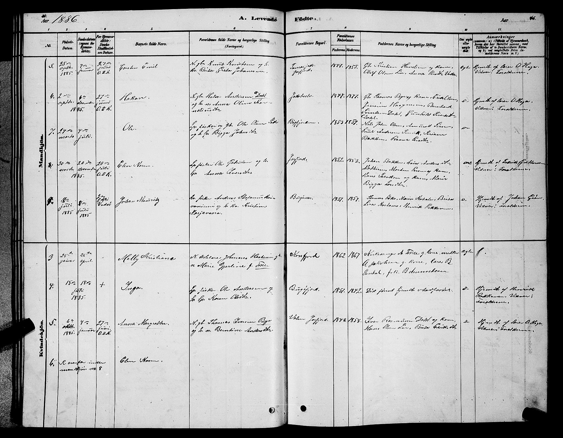 Sør-Varanger sokneprestkontor, AV/SATØ-S-1331/H/Hb/L0003klokker: Parish register (copy) no. 3, 1878-1891, p. 66