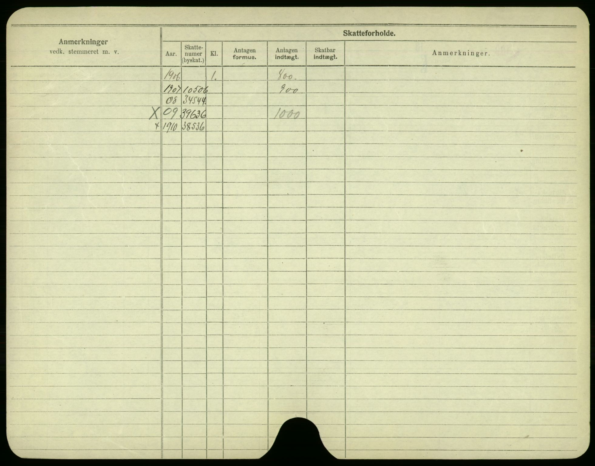 Oslo folkeregister, Registerkort, AV/SAO-A-11715/F/Fa/Fac/L0002: Menn, 1906-1914, p. 975b