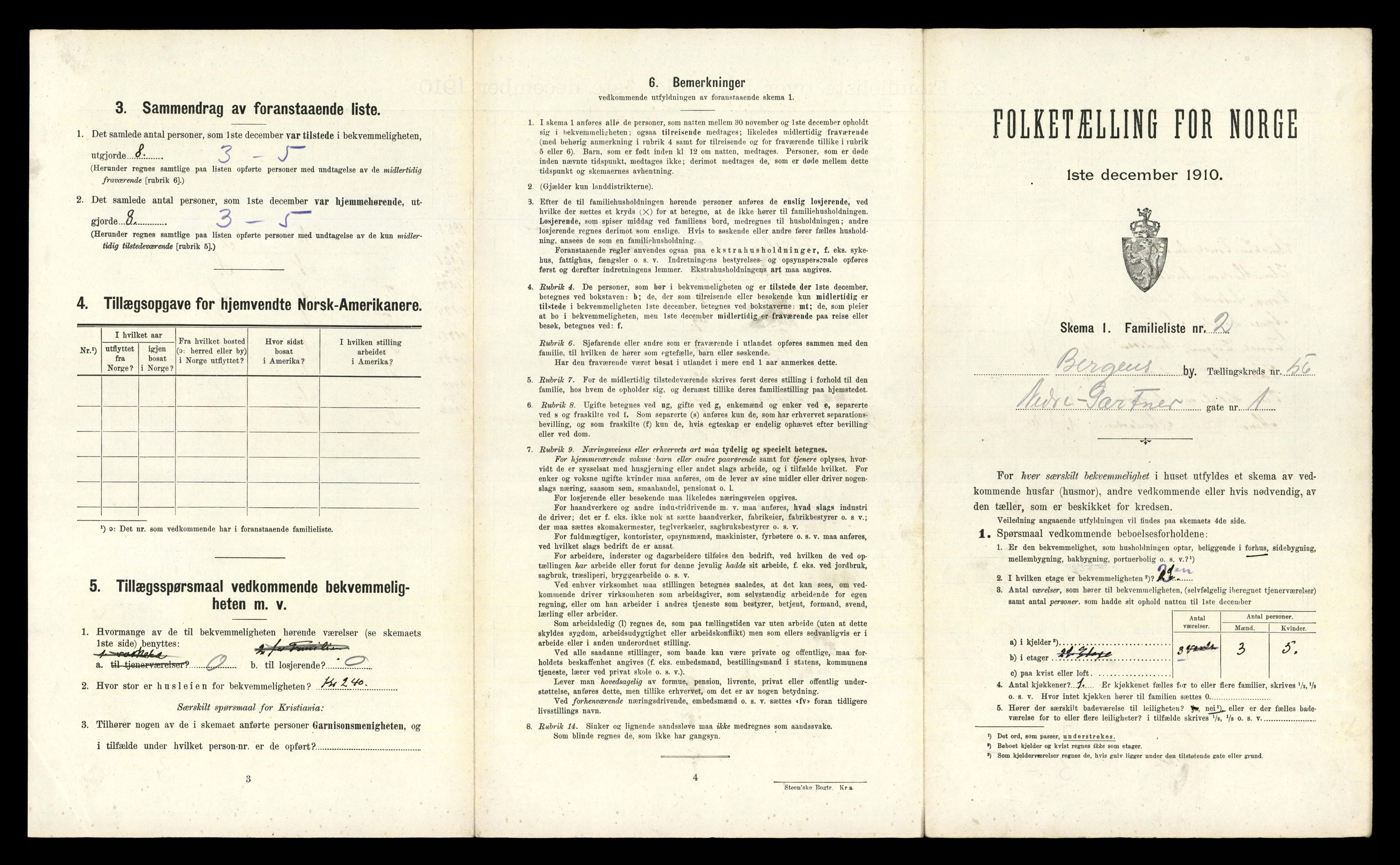 RA, 1910 census for Bergen, 1910, p. 19401