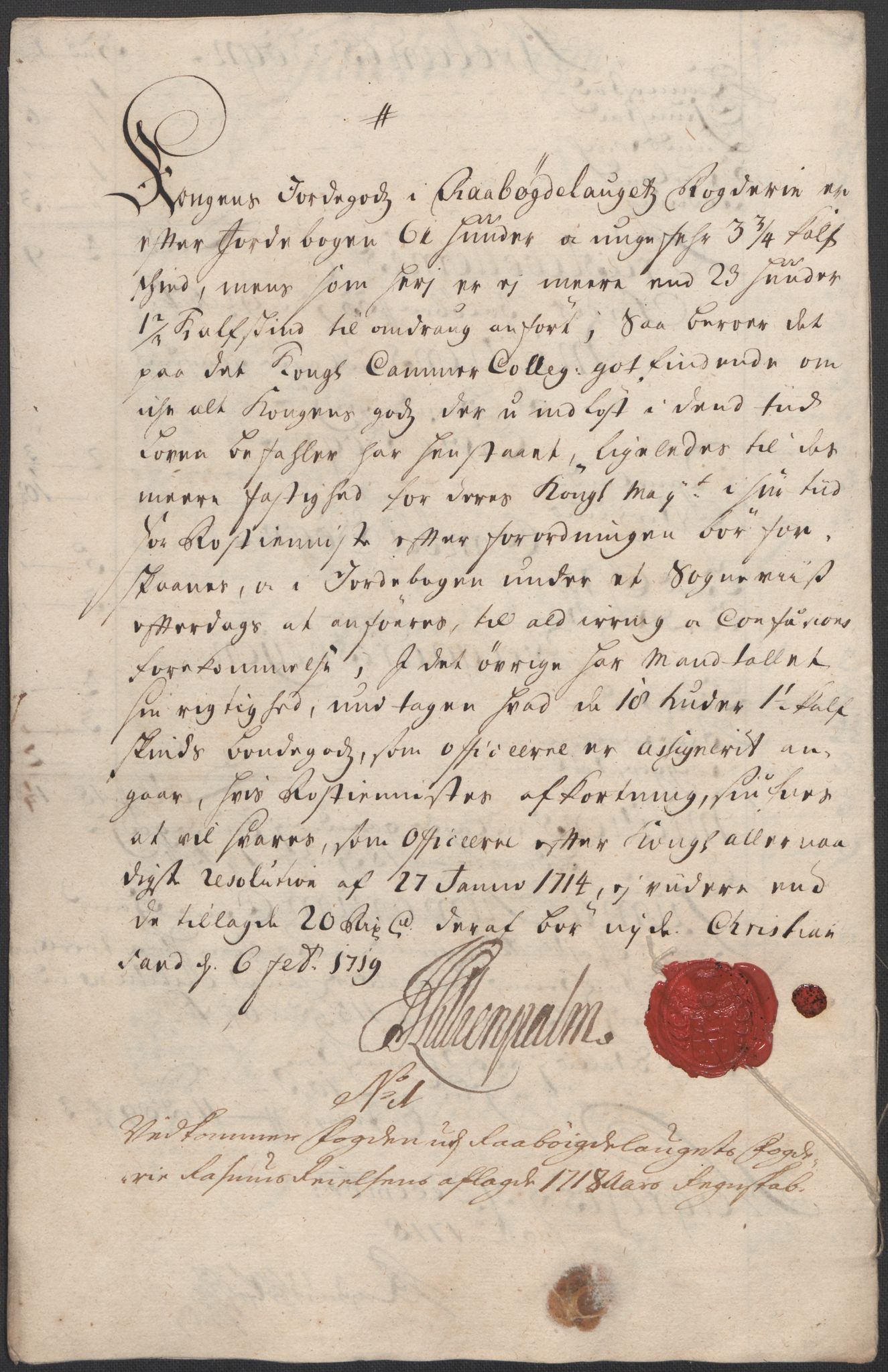 Rentekammeret inntil 1814, Reviderte regnskaper, Fogderegnskap, AV/RA-EA-4092/R40/L2453: Fogderegnskap Råbyggelag, 1718-1719, p. 16