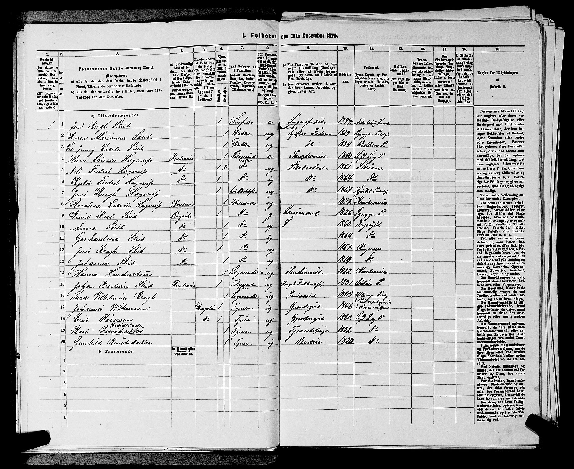 SAKO, 1875 census for 0621P Sigdal, 1875, p. 591