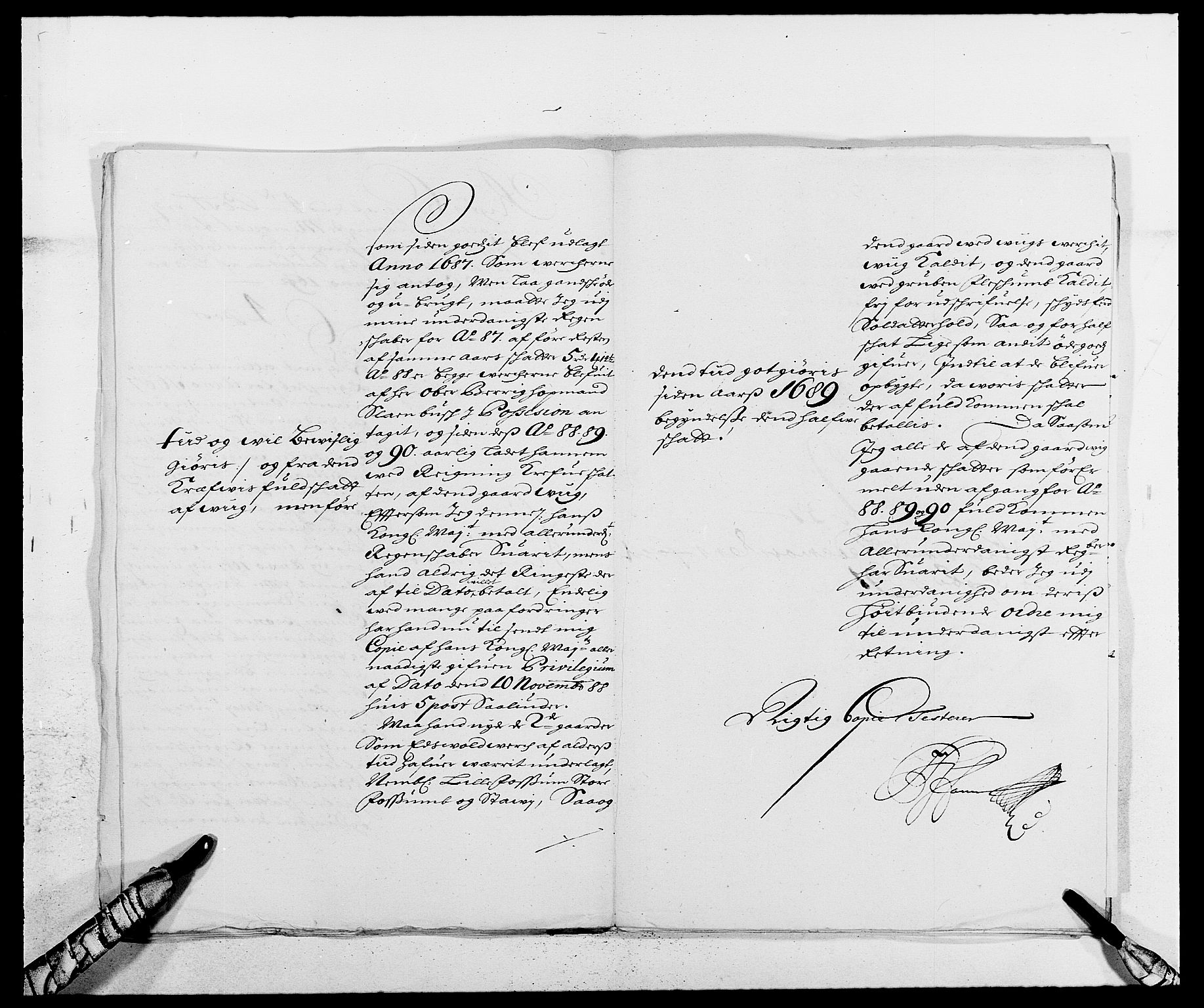 Rentekammeret inntil 1814, Reviderte regnskaper, Fogderegnskap, AV/RA-EA-4092/R16/L1032: Fogderegnskap Hedmark, 1689-1692, p. 76