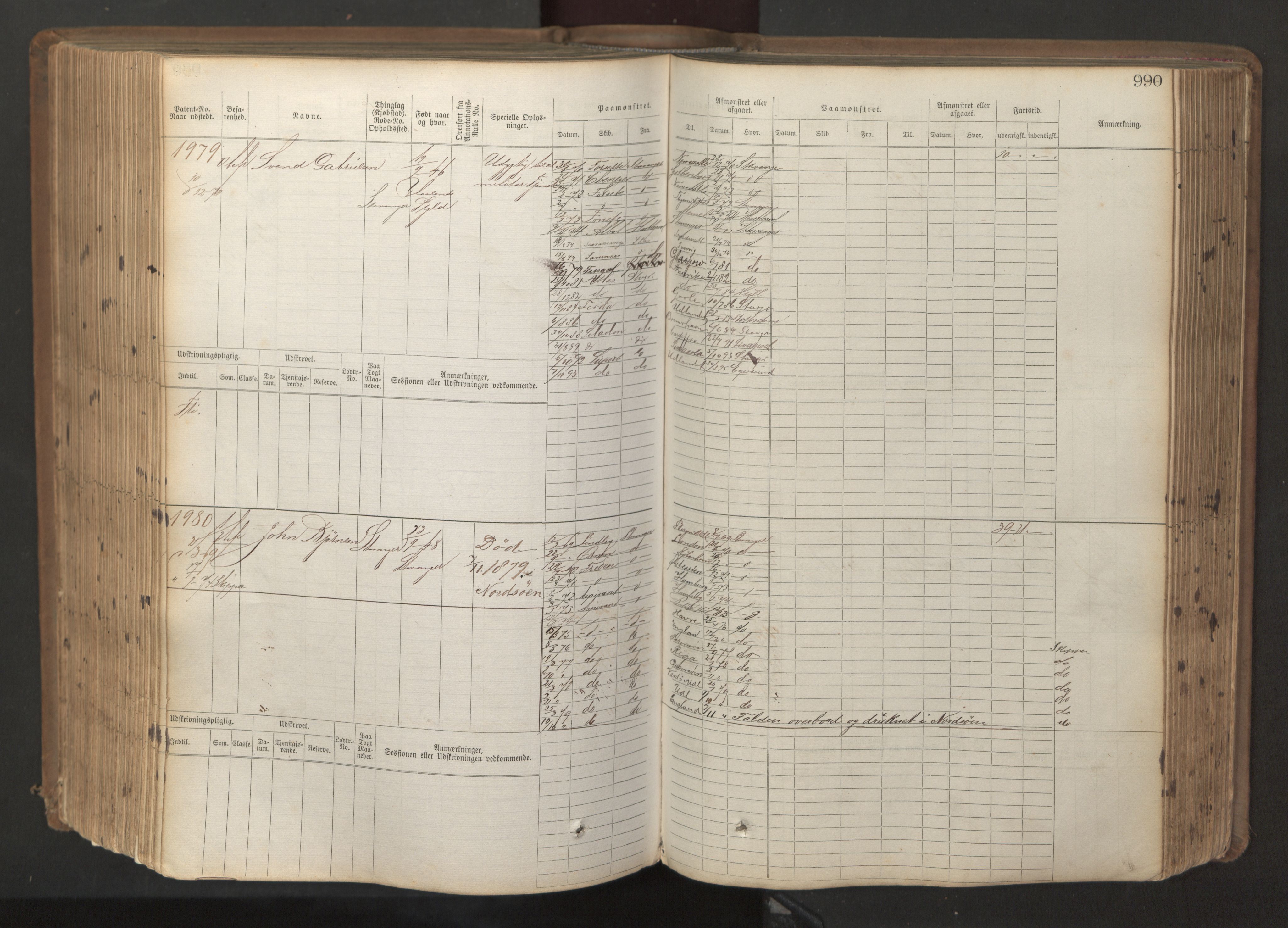 Stavanger sjømannskontor, AV/SAST-A-102006/F/Fb/Fbb/L0017: Sjøfartshovedrulle patnentnr. 1203-2402 (dublett), 1869, p. 393