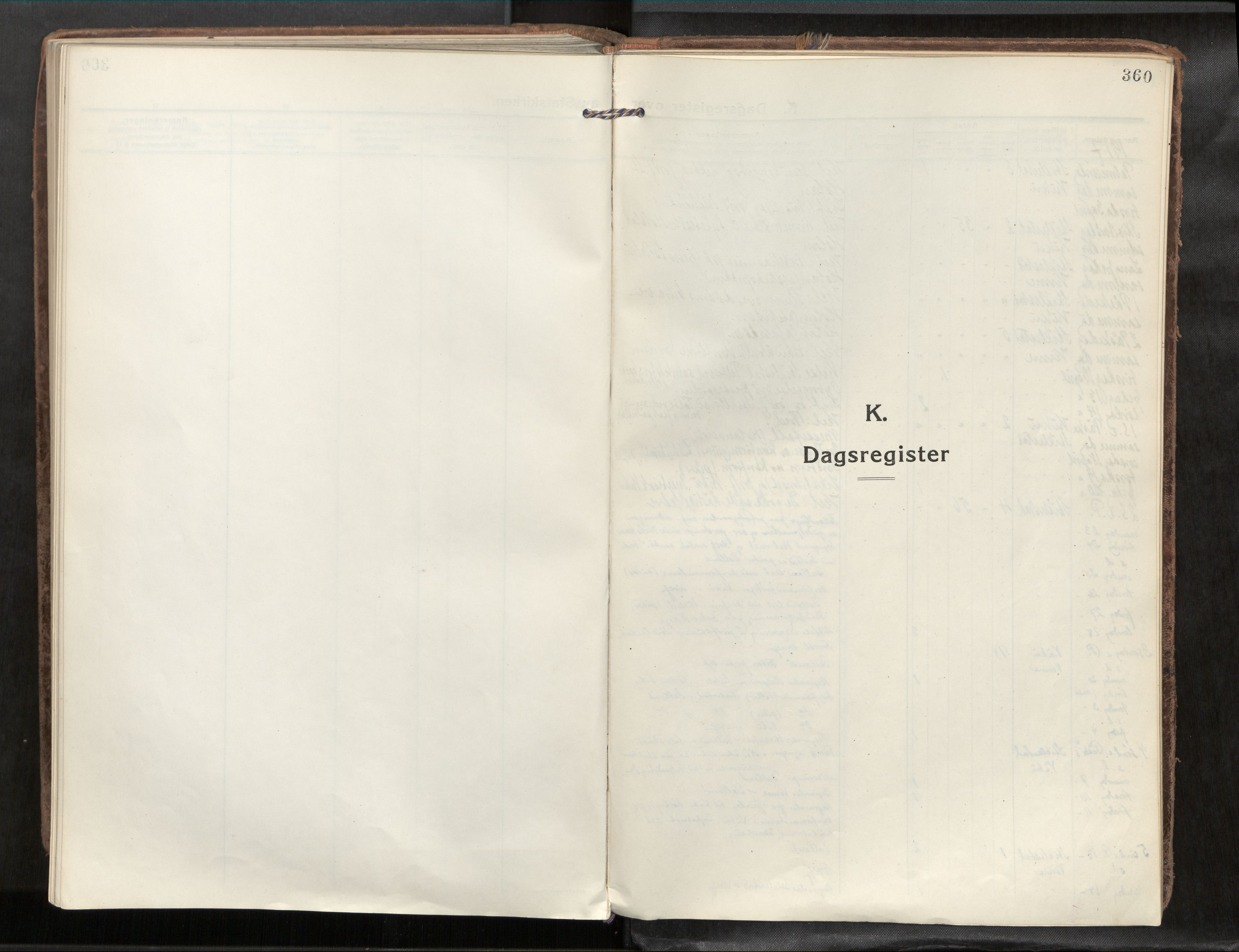 Verdal sokneprestkontor, AV/SAT-A-1156/2/H/Haa/L0001: Parish register (official) no. 1, 1917-1932, p. 360