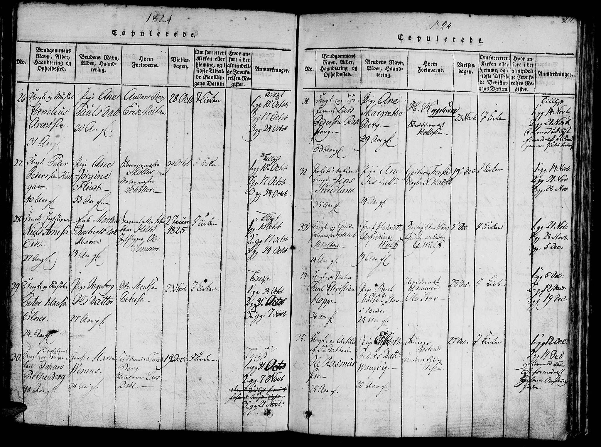 Ministerialprotokoller, klokkerbøker og fødselsregistre - Sør-Trøndelag, SAT/A-1456/602/L0135: Parish register (copy) no. 602C03, 1815-1832, p. 211