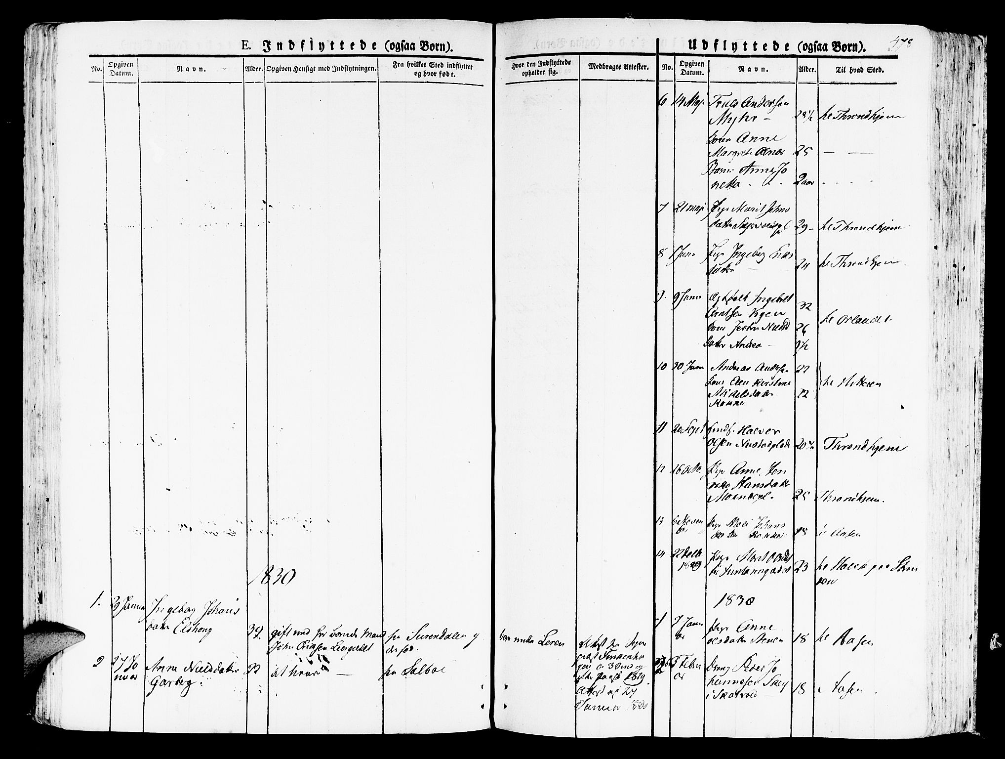 Ministerialprotokoller, klokkerbøker og fødselsregistre - Nord-Trøndelag, SAT/A-1458/709/L0070: Parish register (official) no. 709A10, 1820-1832, p. 478