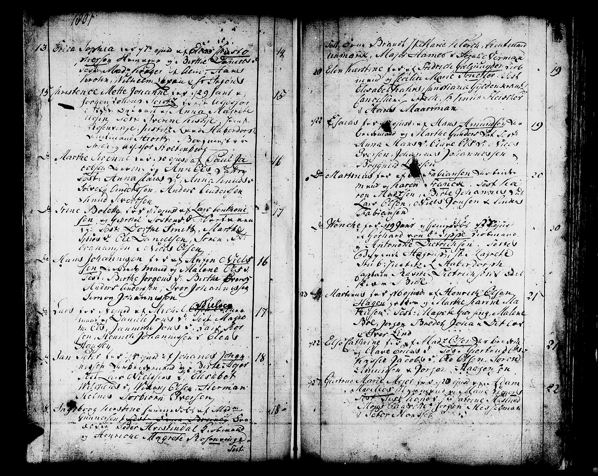 Domkirken sokneprestembete, SAB/A-74801/H/Haa/L0004: Parish register (official) no. A 4, 1763-1820, p. 246-247
