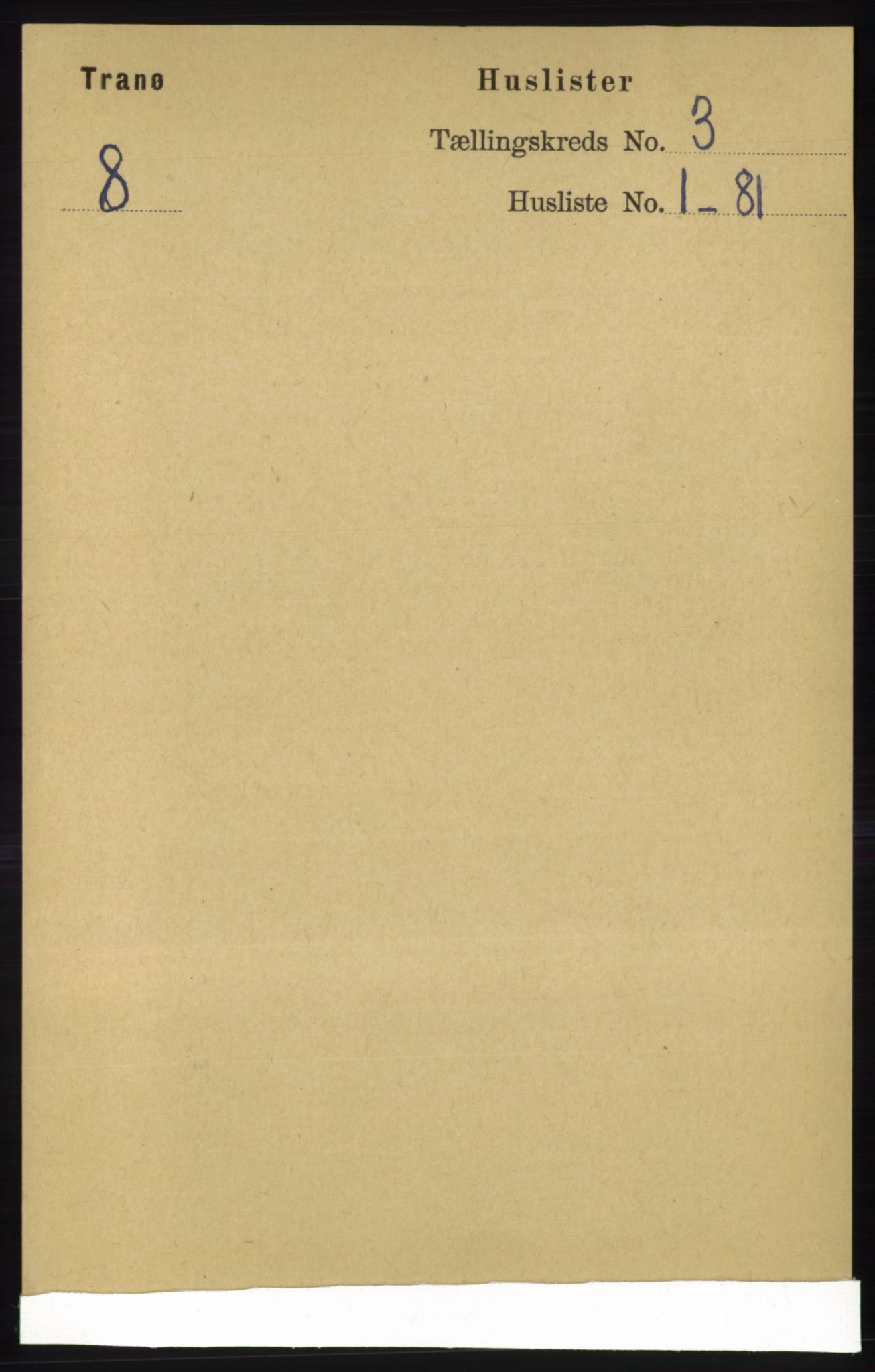 RA, 1891 census for 1927 Tranøy, 1891, p. 803