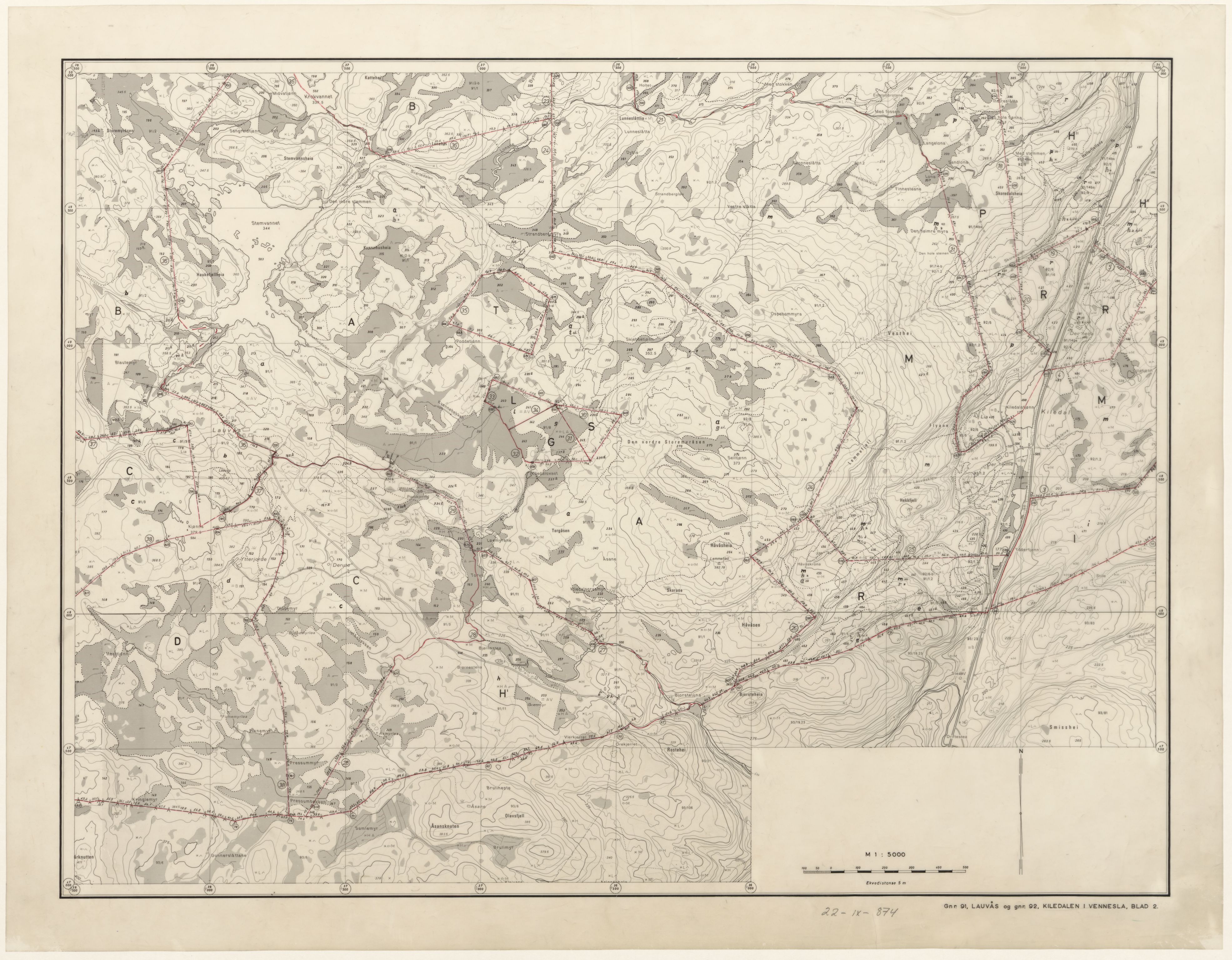 Jordskifteverkets kartarkiv, RA/S-3929/T, 1859-1988, p. 1149