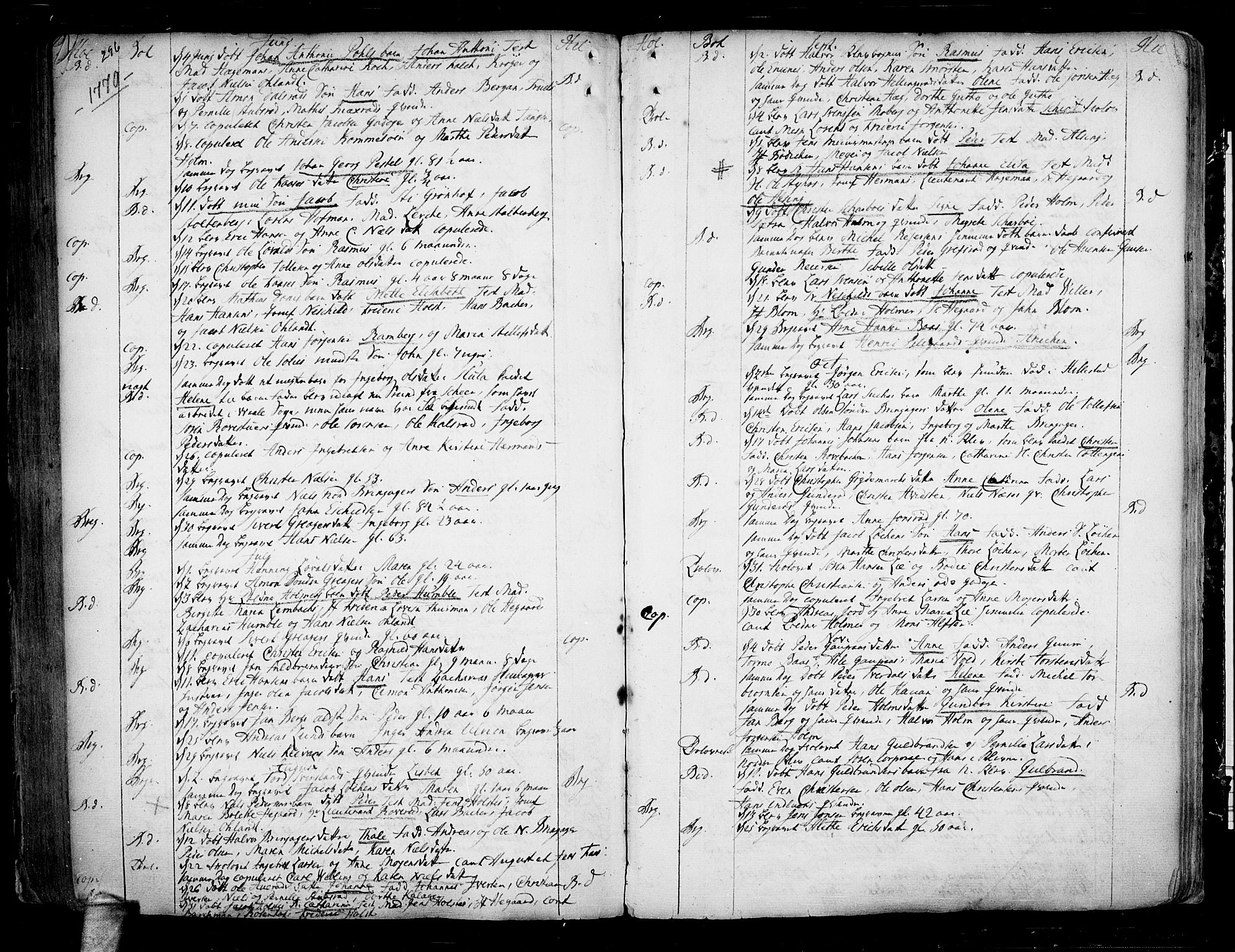 Botne kirkebøker, AV/SAKO-A-340/F/Fa/L0001a: Parish register (official) no. I 1A, 1707-1778, p. 296-297