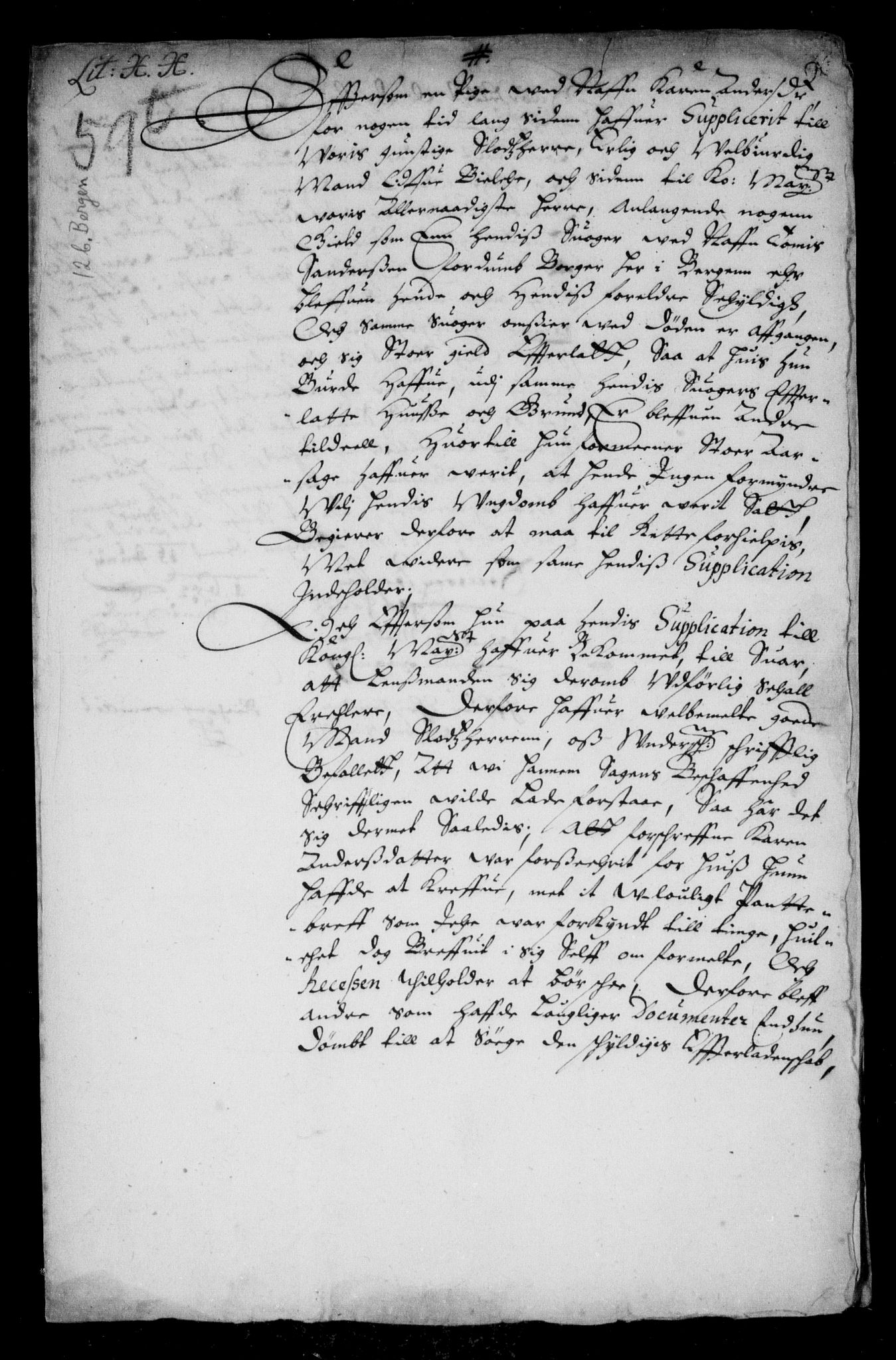 Danske Kanselli, Skapsaker, AV/RA-EA-4061/F/L0056: Skap 14, pakke 18B, litra AA-54, 1590-1722, p. 198