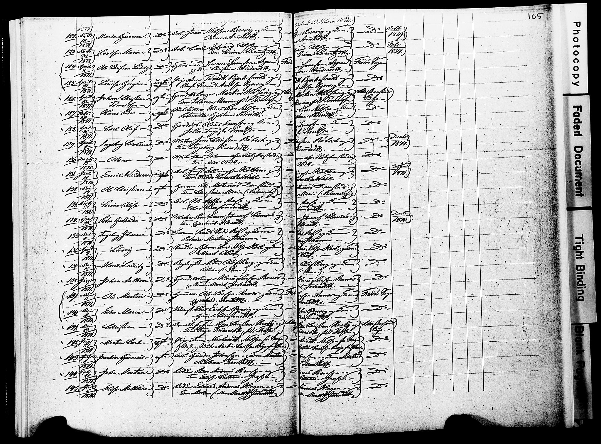 Ministerialprotokoller, klokkerbøker og fødselsregistre - Møre og Romsdal, SAT/A-1454/572/L0857: Parish register (official) no. 572D01, 1866-1872, p. 104-105
