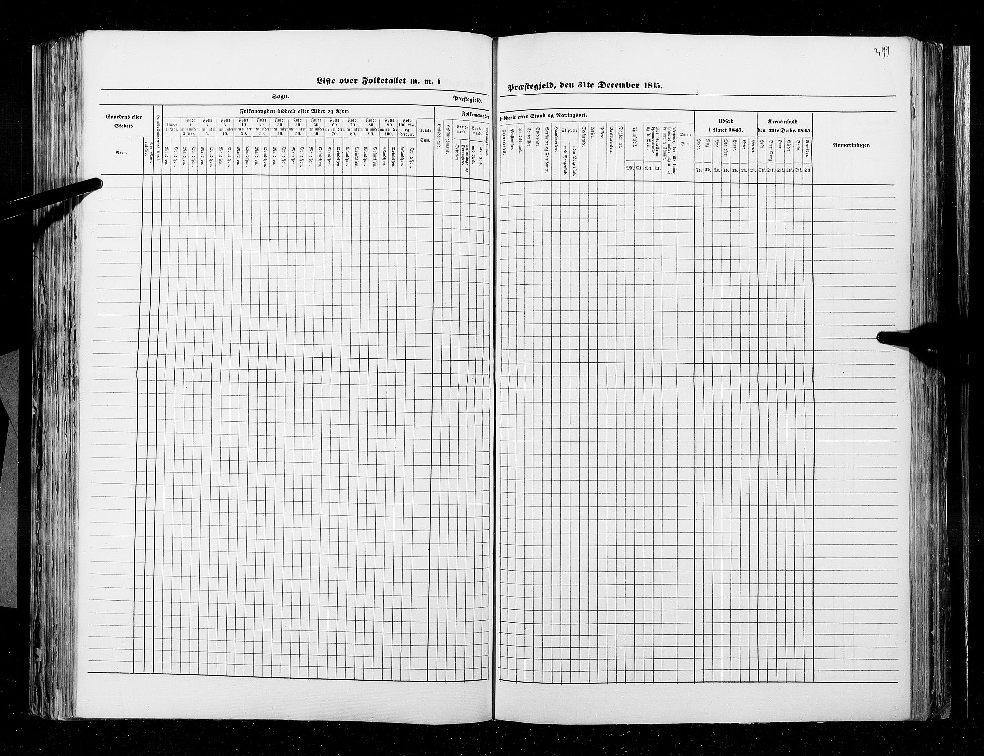 RA, Census 1845, vol. 9B: Nordland amt, 1845, p. 399