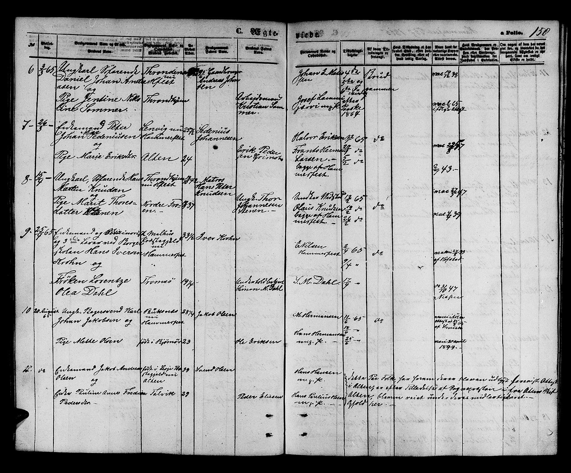 Hammerfest sokneprestkontor, AV/SATØ-S-1347/H/Hb/L0003.klokk: Parish register (copy) no. 3 /1, 1862-1868, p. 158