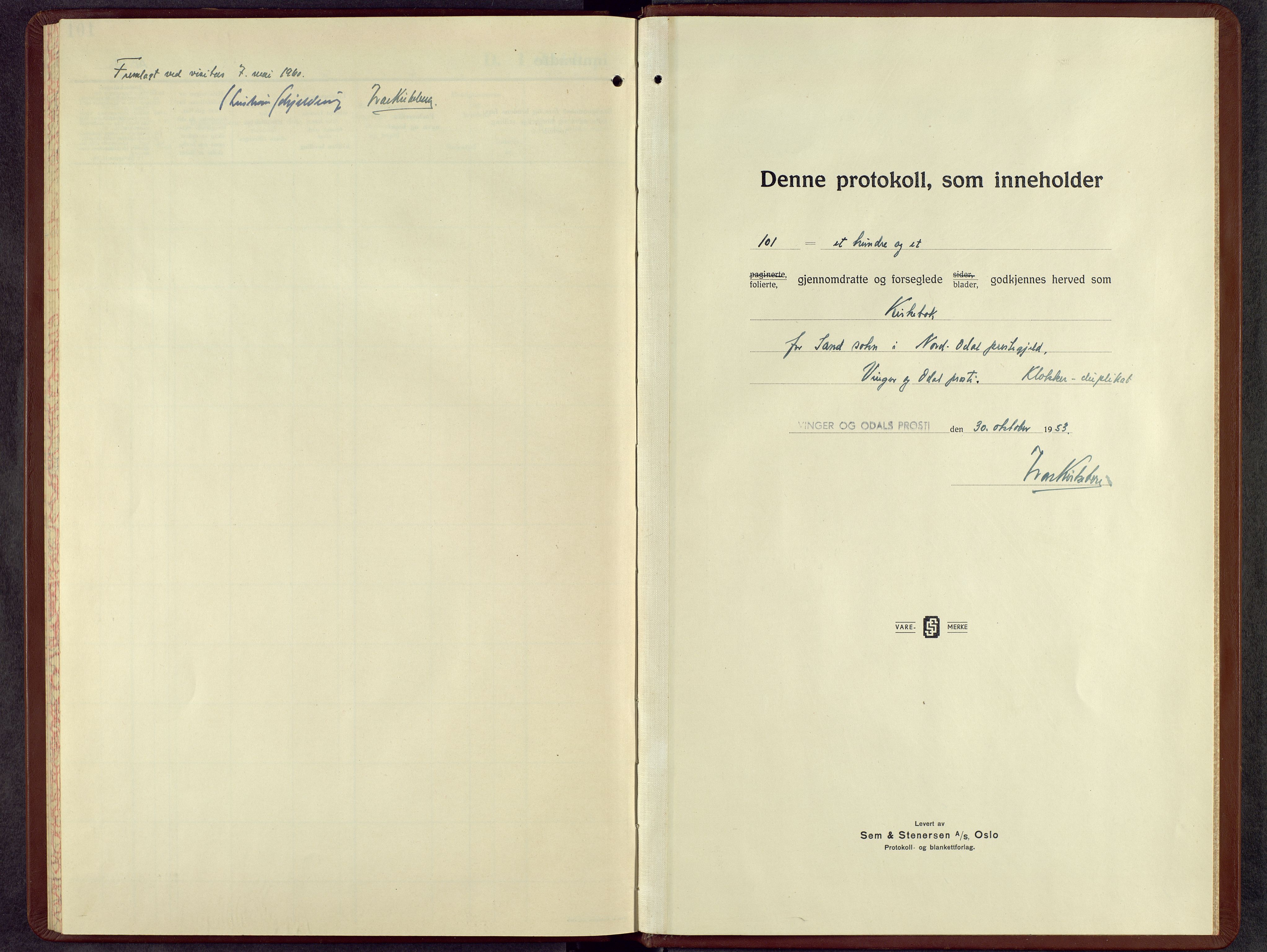 Nord-Odal prestekontor, AV/SAH-PREST-032/H/Ha/Hab/L0009: Parish register (copy) no. 9, 1952-1957