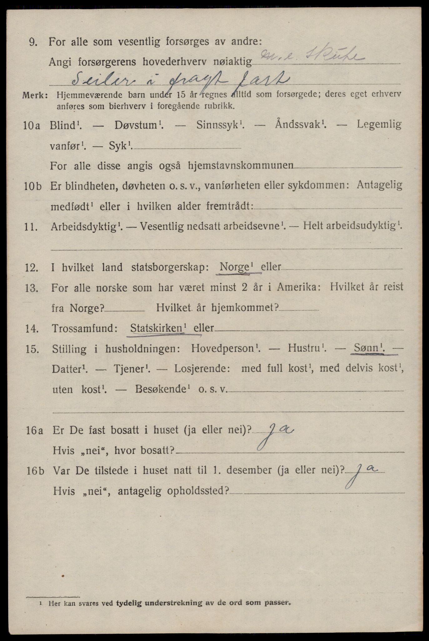 SAST, 1920 census for Vats, 1920, p. 516