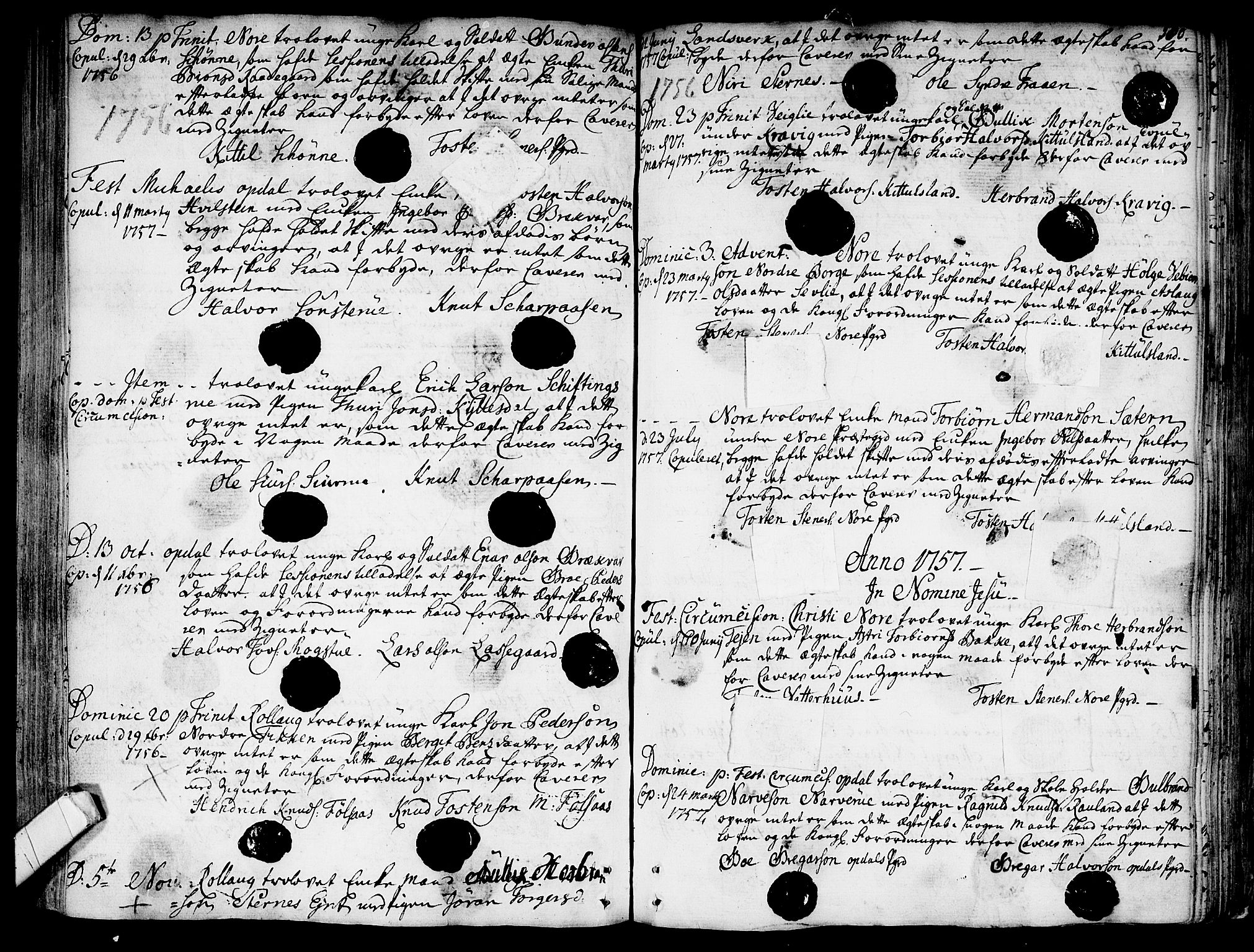 Rollag kirkebøker, SAKO/A-240/F/Fa/L0003: Parish register (official) no. I 3, 1743-1778, p. 180