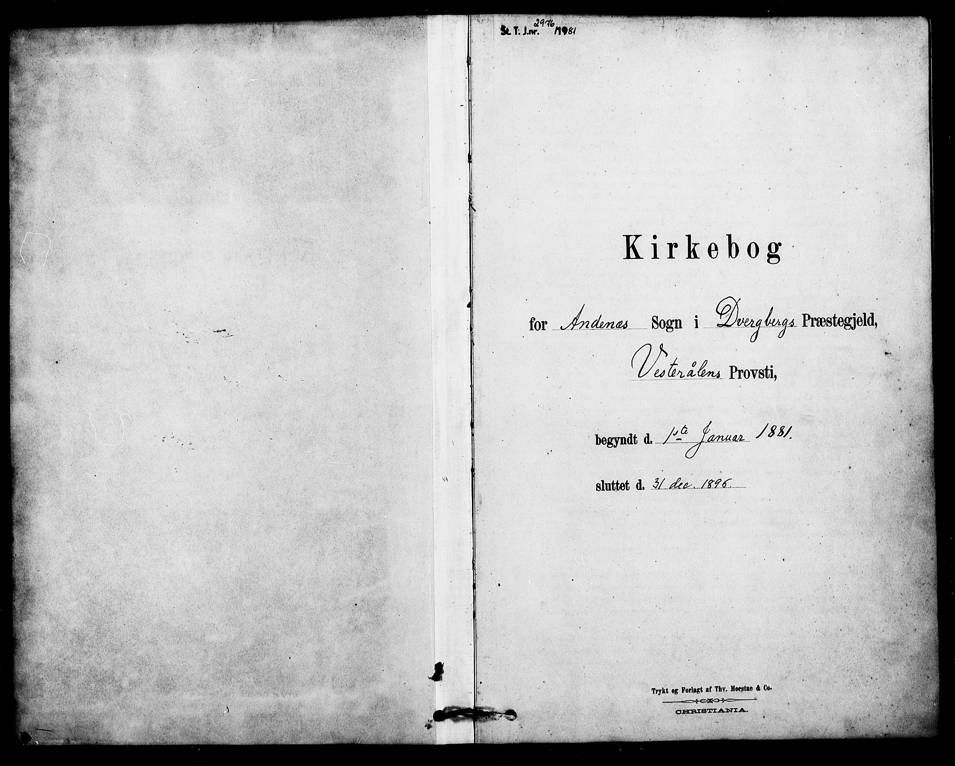 Ministerialprotokoller, klokkerbøker og fødselsregistre - Nordland, AV/SAT-A-1459/899/L1436: Parish register (official) no. 899A04, 1881-1896