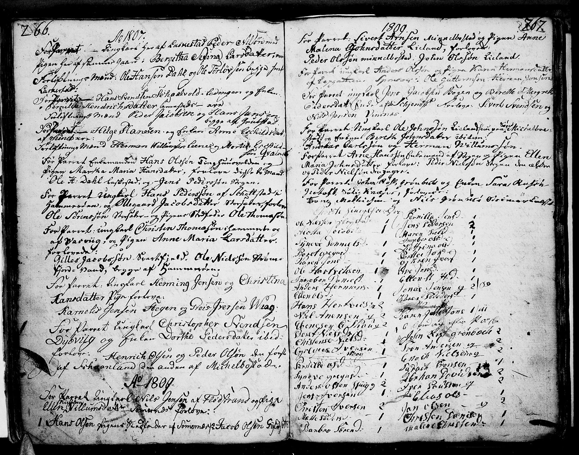 Ministerialprotokoller, klokkerbøker og fødselsregistre - Nordland, SAT/A-1459/855/L0796: Parish register (official) no. 855A04, 1776-1813, p. 266-267