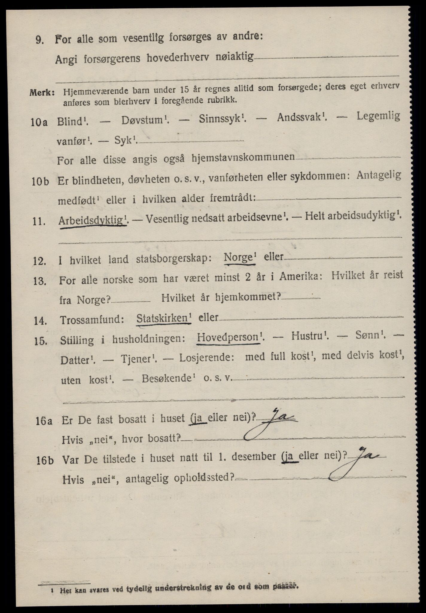 SAT, 1920 census for Kornstad, 1920, p. 3752