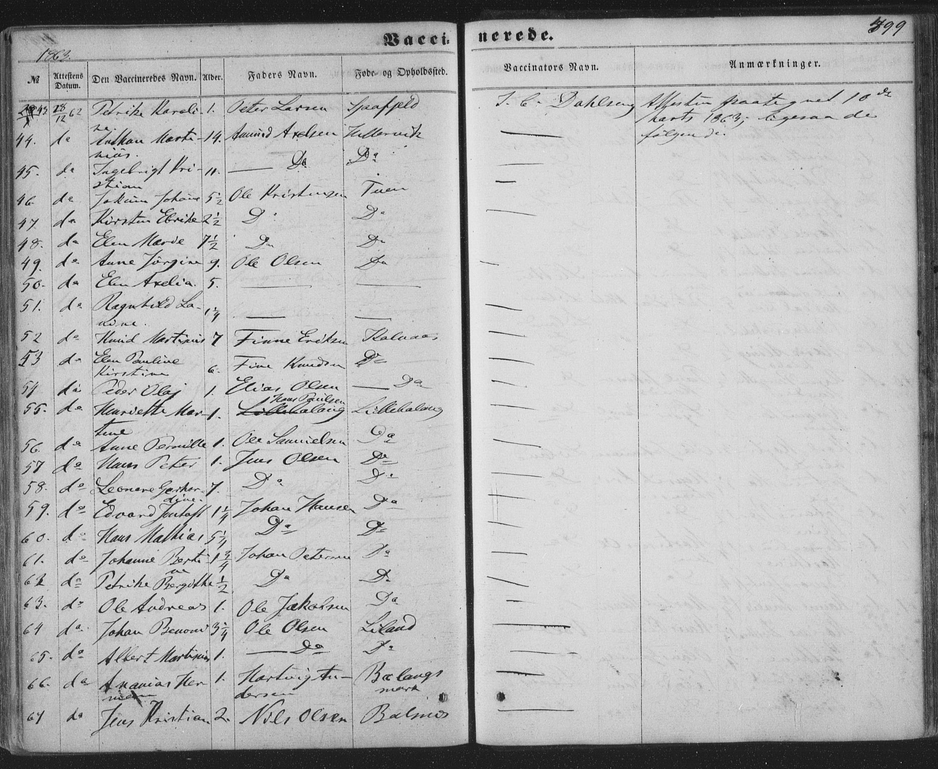 Ministerialprotokoller, klokkerbøker og fødselsregistre - Nordland, AV/SAT-A-1459/863/L0896: Parish register (official) no. 863A08, 1861-1871, p. 499