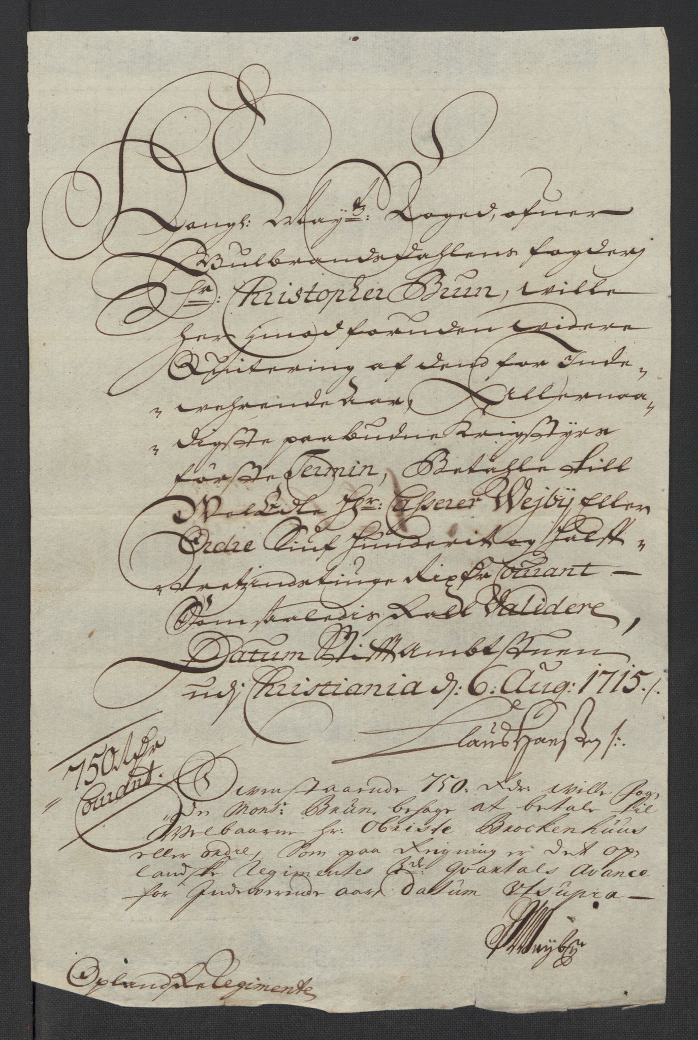 Rentekammeret inntil 1814, Reviderte regnskaper, Fogderegnskap, AV/RA-EA-4092/R17/L1184: Fogderegnskap Gudbrandsdal, 1715, p. 280