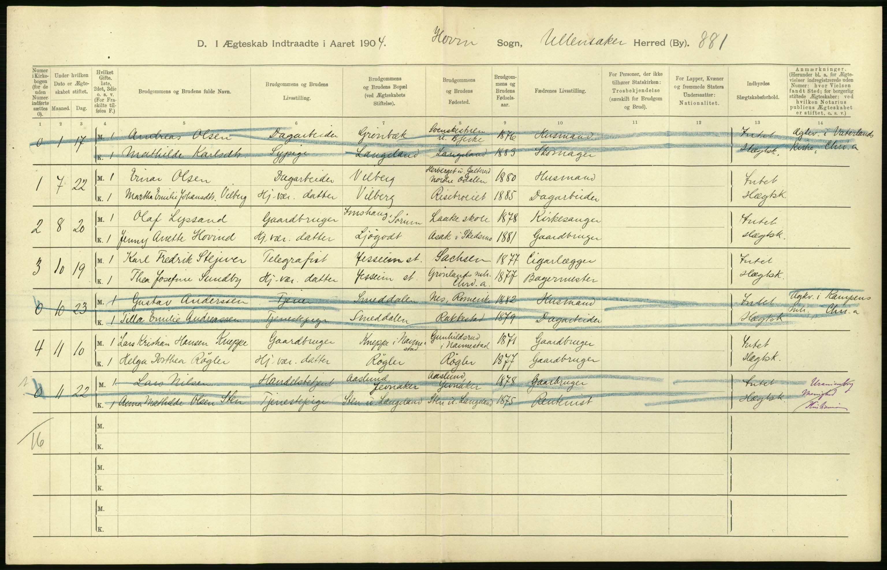 Statistisk sentralbyrå, Sosiodemografiske emner, Befolkning, AV/RA-S-2228/D/Df/Dfa/Dfab/L0002: Akershus amt: Fødte, gifte, døde, 1904, p. 474