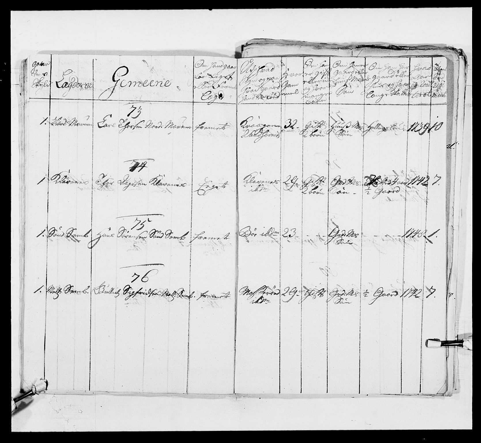 Kommanderende general (KG I) med Det norske krigsdirektorium, AV/RA-EA-5419/E/Ea/L0497: 2. Smålenske regiment, 1748-1765, p. 233