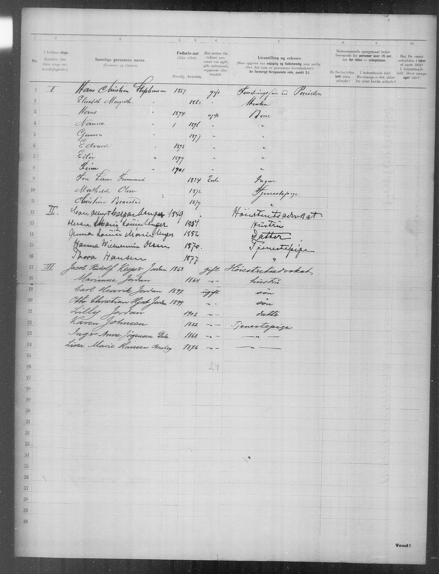 OBA, Municipal Census 1902 for Kristiania, 1902, p. 22348