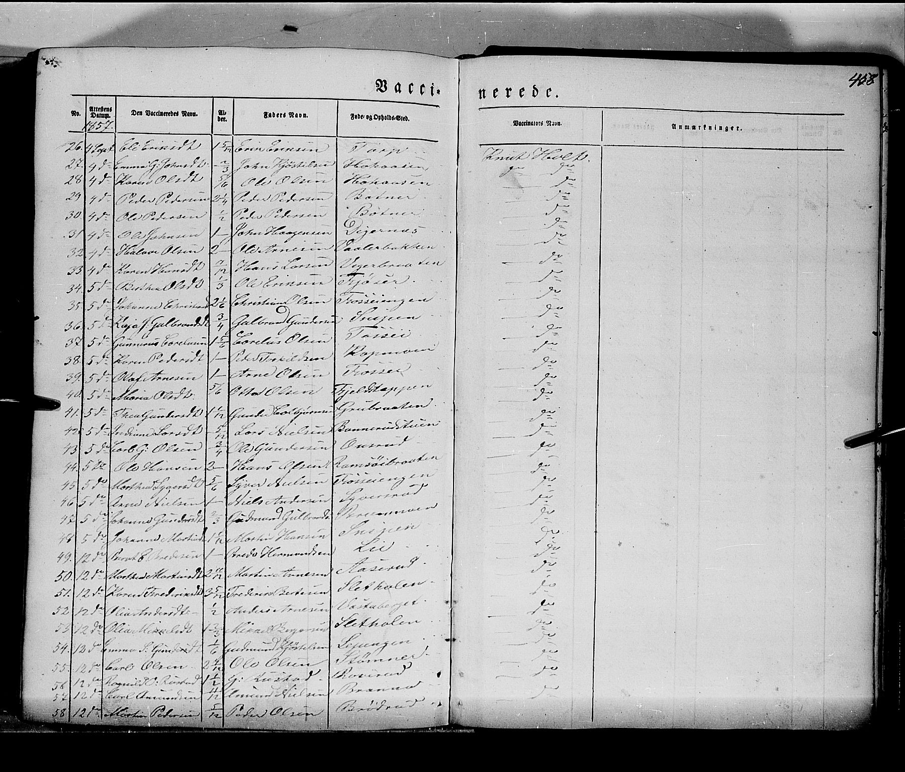 Grue prestekontor, AV/SAH-PREST-036/H/Ha/Haa/L0008: Parish register (official) no. 8, 1847-1858, p. 458