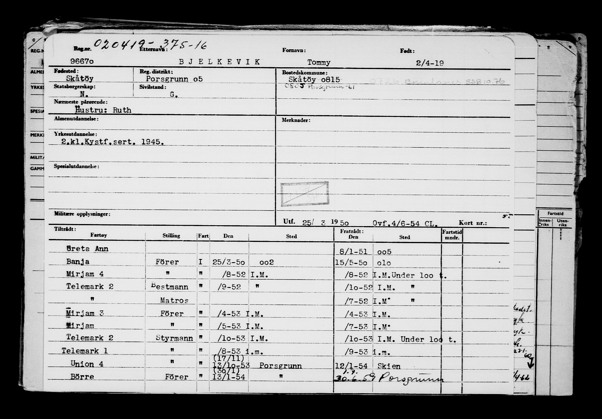 Direktoratet for sjømenn, AV/RA-S-3545/G/Gb/L0167: Hovedkort, 1919, p. 524