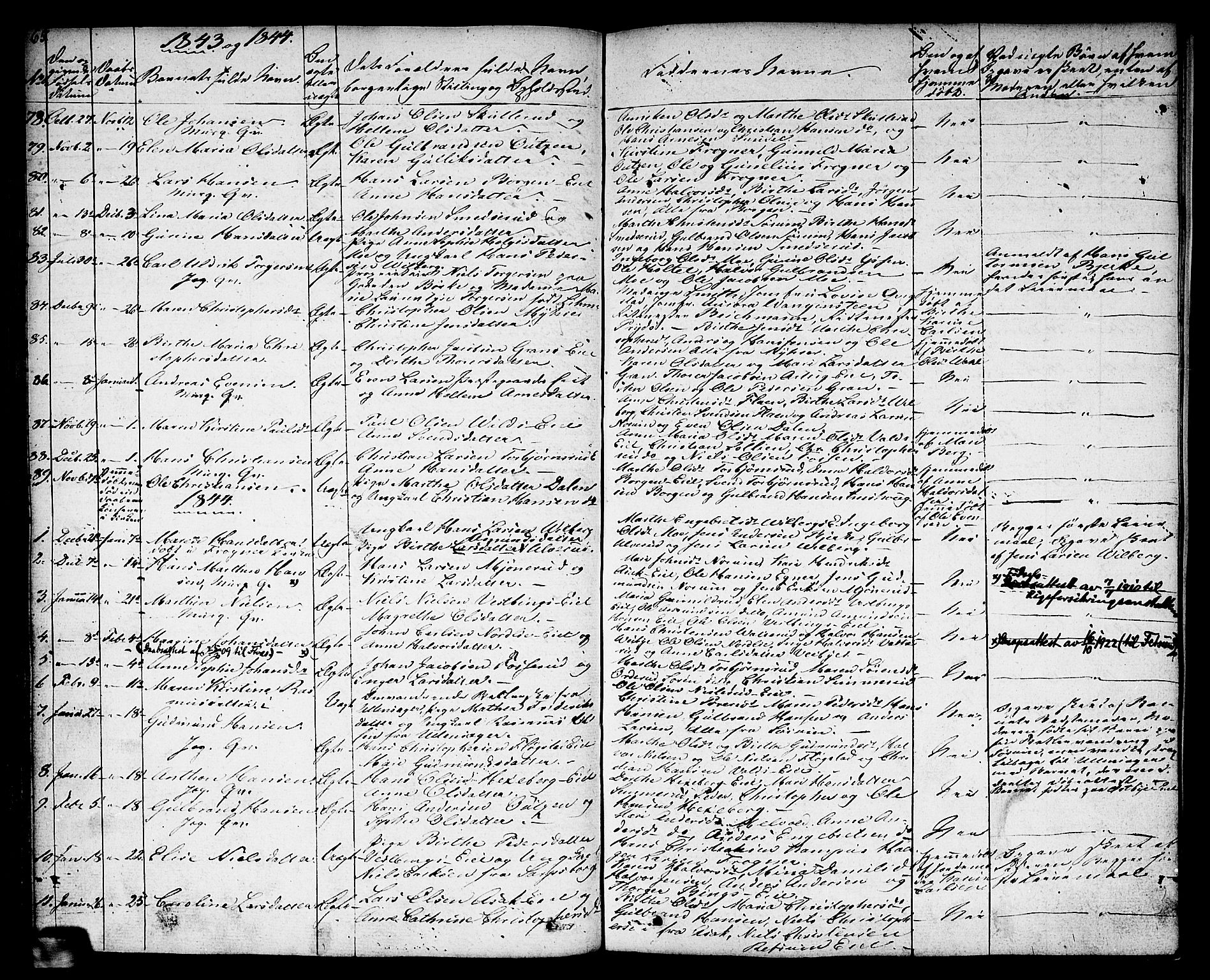 Sørum prestekontor Kirkebøker, SAO/A-10303/F/Fa/L0004: Parish register (official) no. I 4, 1829-1845, p. 65