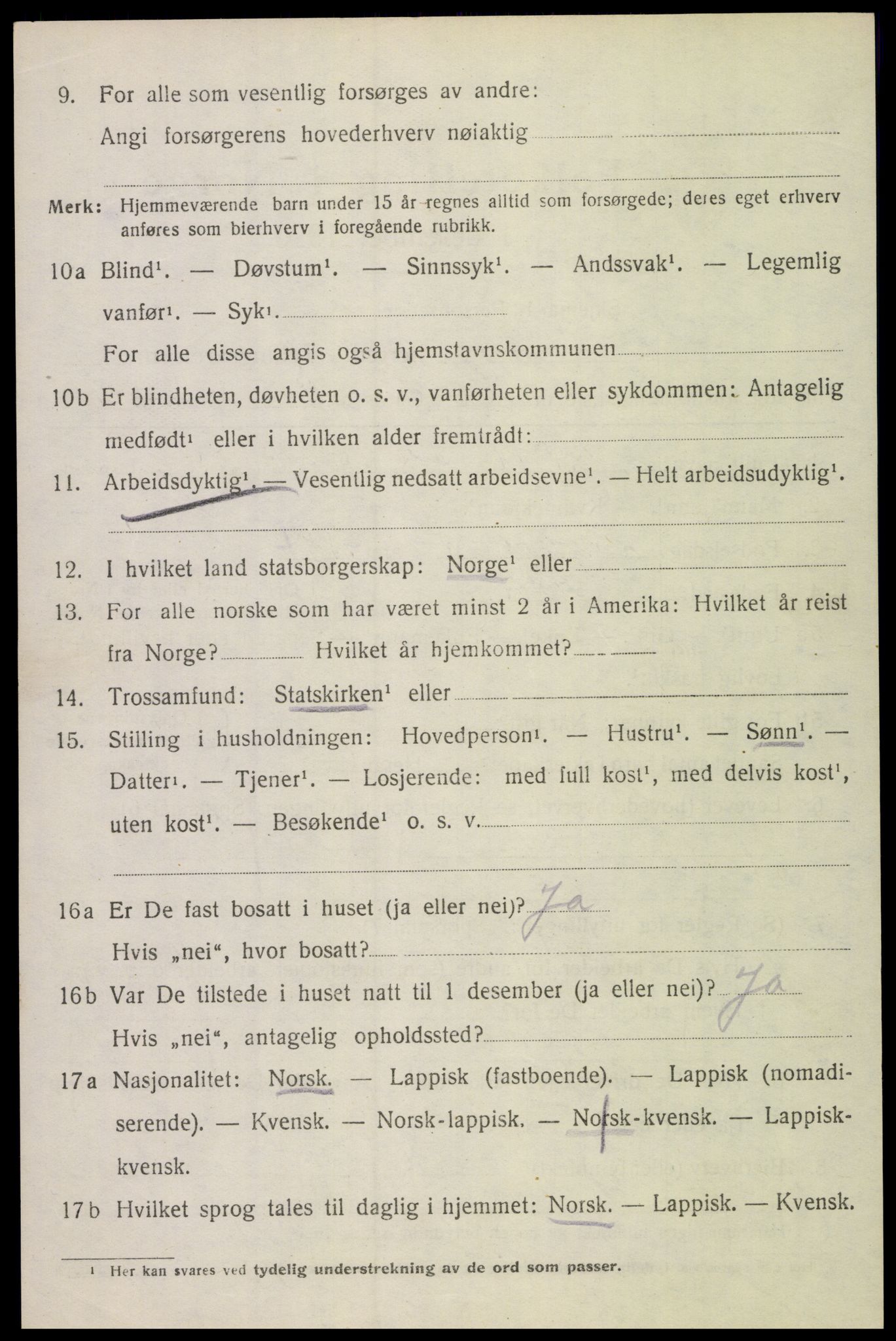 SAT, 1920 census for Borge, 1920, p. 8020