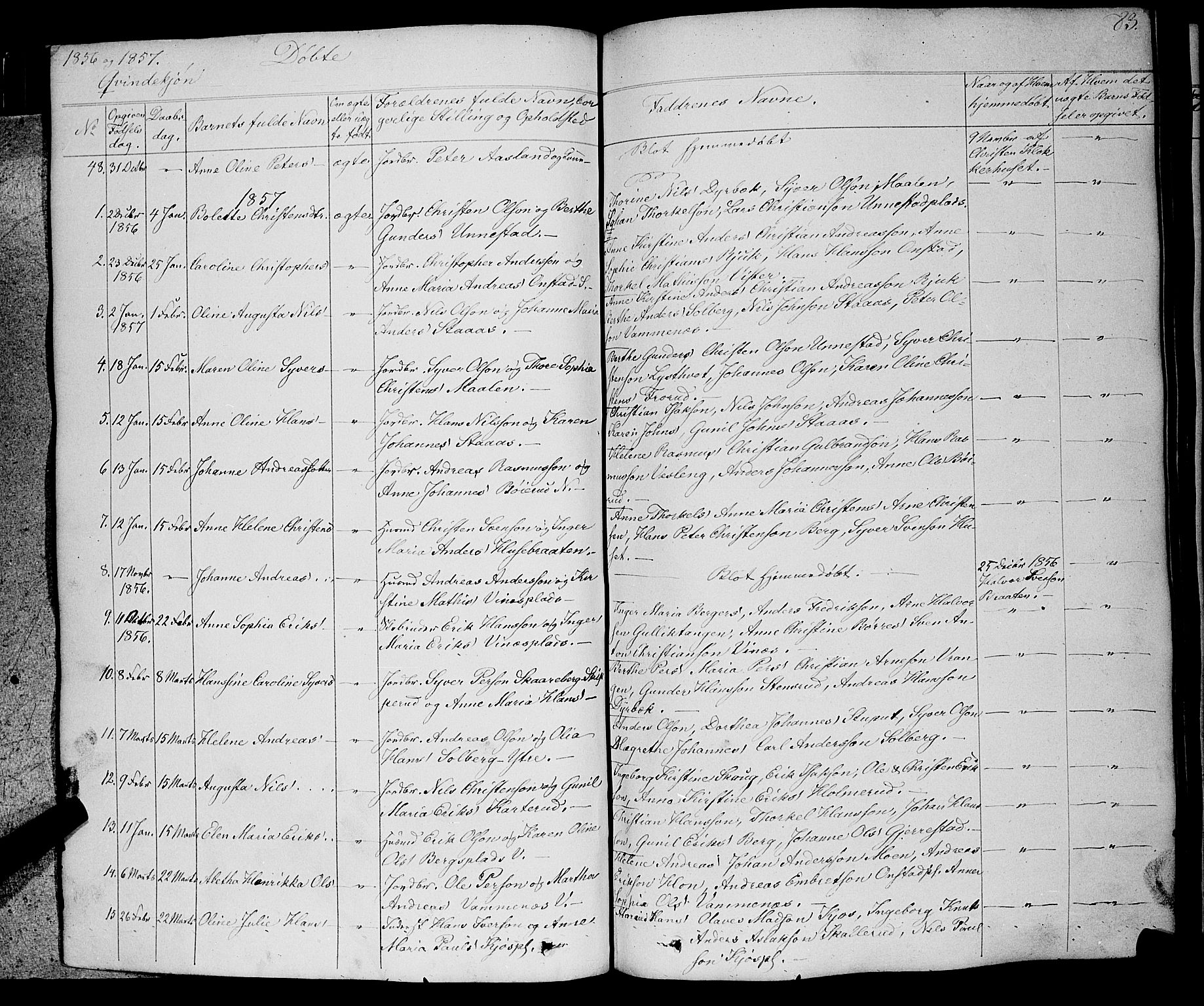 Skiptvet prestekontor Kirkebøker, AV/SAO-A-20009/F/Fa/L0006: Parish register (official) no. 6, 1839-1860, p. 83