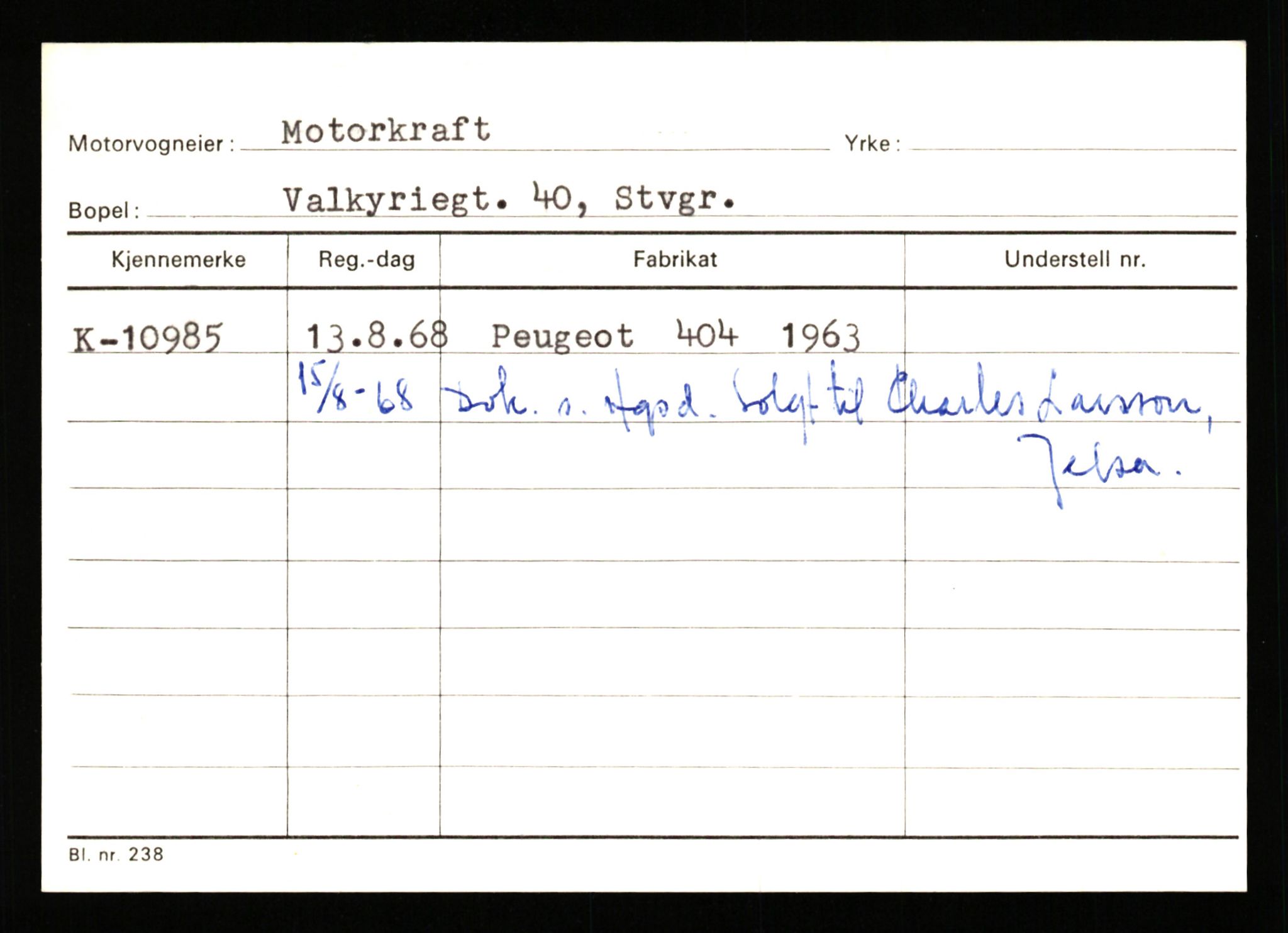 Stavanger trafikkstasjon, SAST/A-101942/0/G/L0003: Registreringsnummer: 10466 - 15496, 1930-1971, p. 521