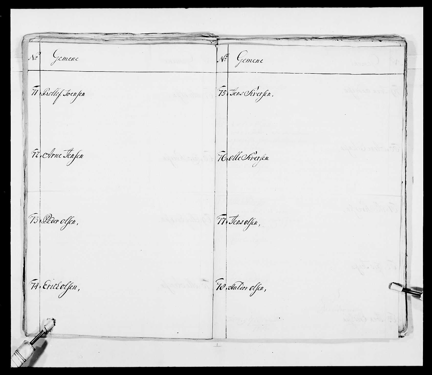 Kommanderende general (KG I) med Det norske krigsdirektorium, AV/RA-EA-5419/E/Ea/L0482: Nordafjelske dragonregiment, 1718-1761, p. 158