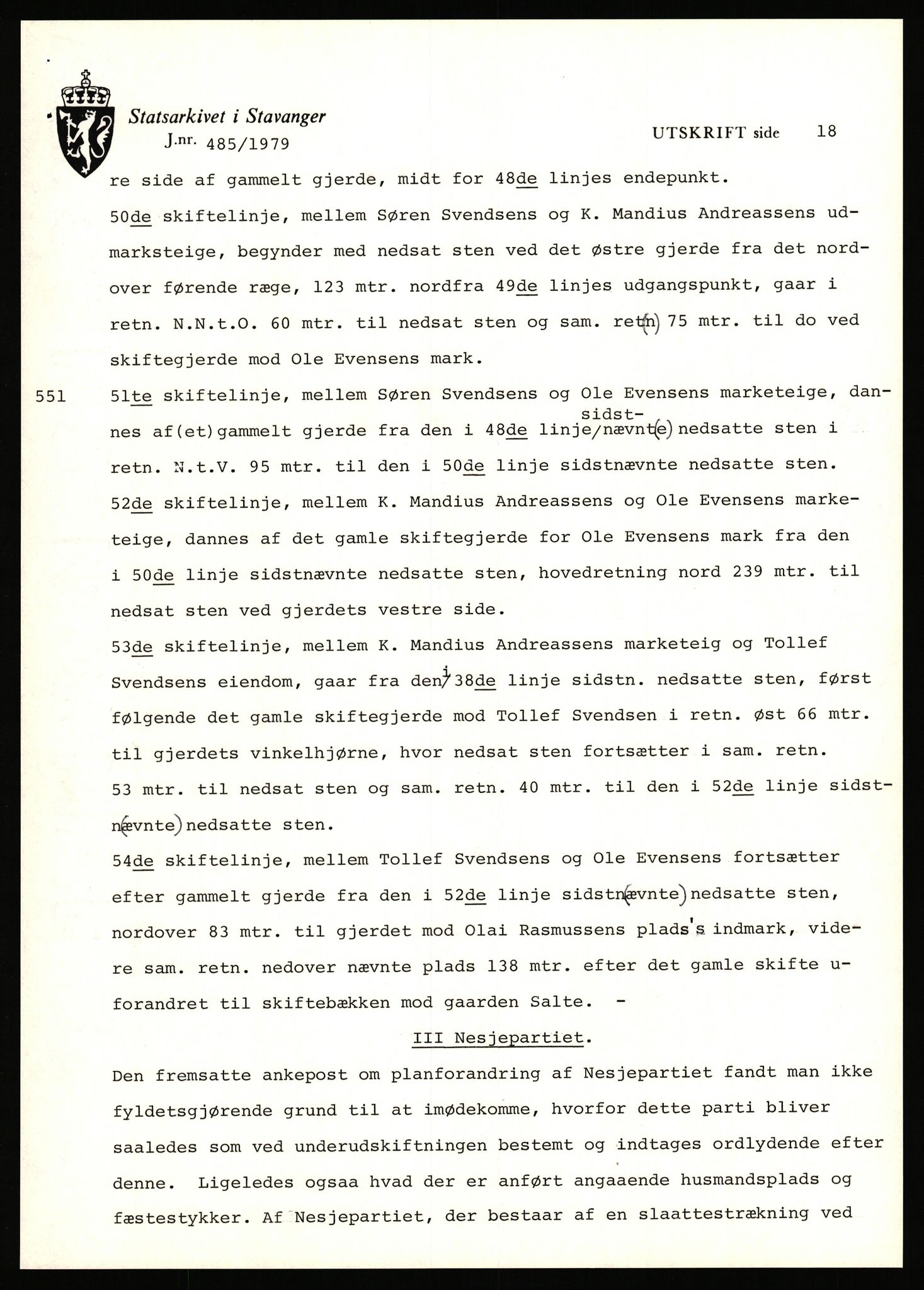 Statsarkivet i Stavanger, AV/SAST-A-101971/03/Y/Yj/L0041: Avskrifter sortert etter gårdsnavn: Hustveit i Vikedal - Høivik indre, 1750-1930, p. 417